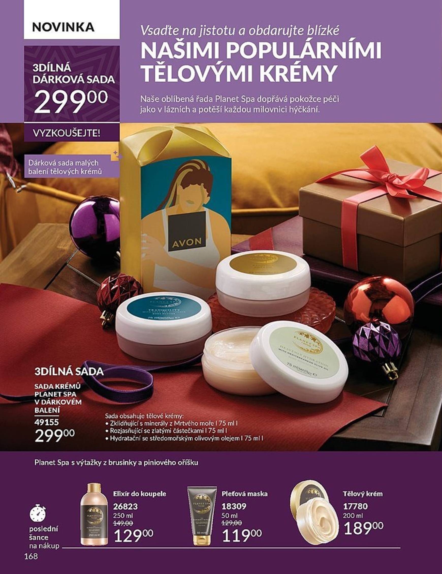 Leták AVON od 01.11. do 30.11. 168