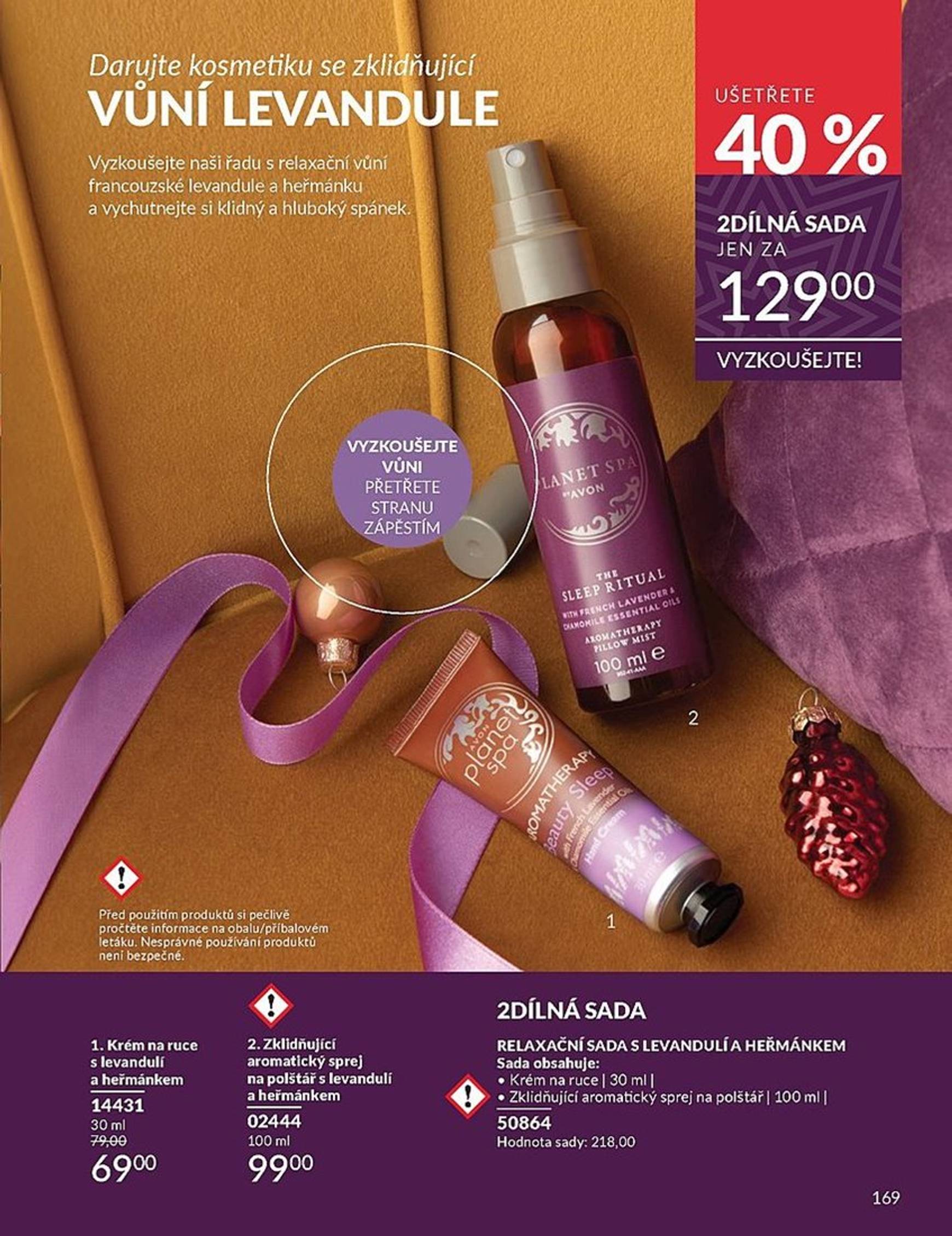 Leták AVON od 01.11. do 30.11. 169