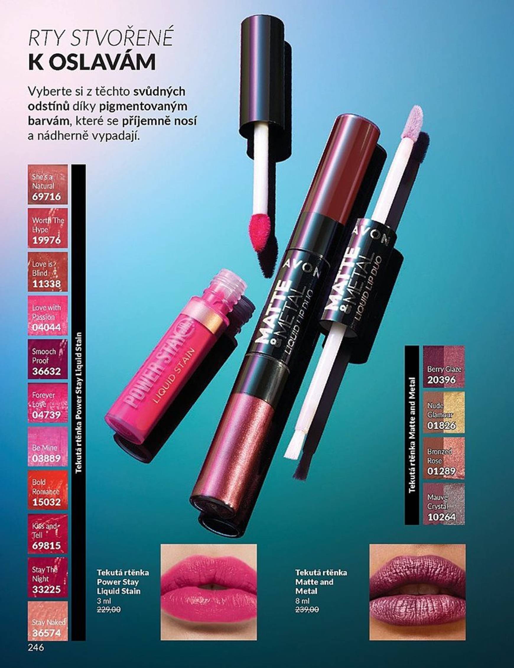 Leták AVON od 01.11. do 30.11. 246