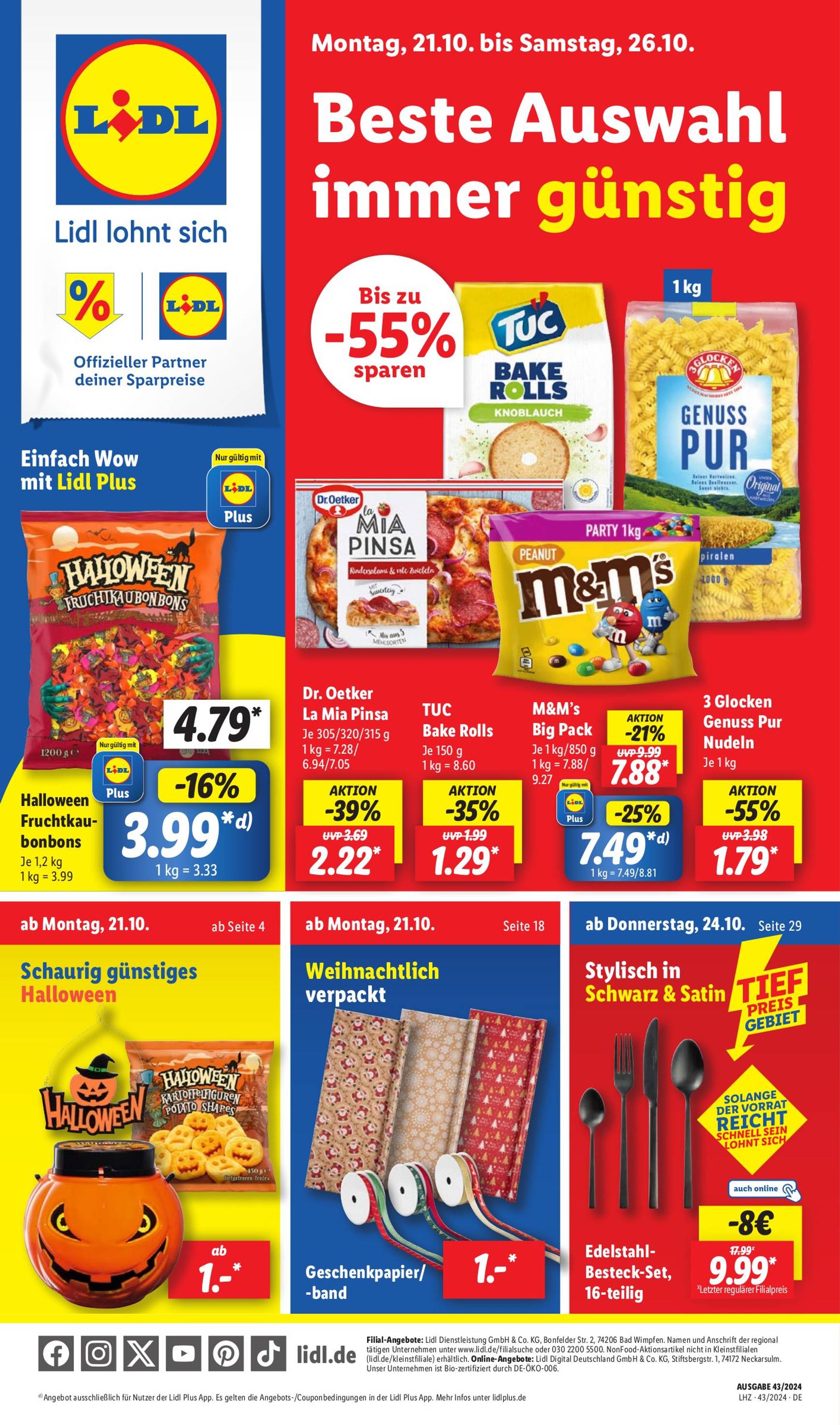 Lidl-Prospekt gültig von 21.10. bis 26.10.