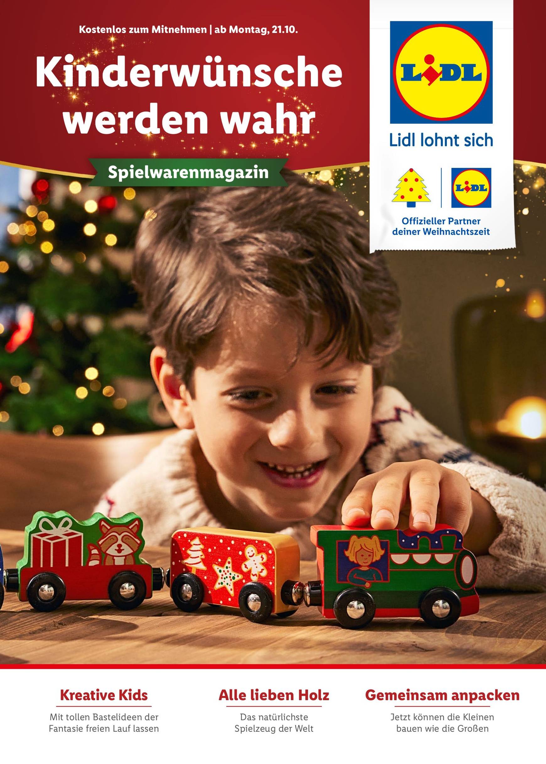 Lidl - Weihnachten Spielwaren Magazin-Prospekt gültig von 21.10. bis 24.12.