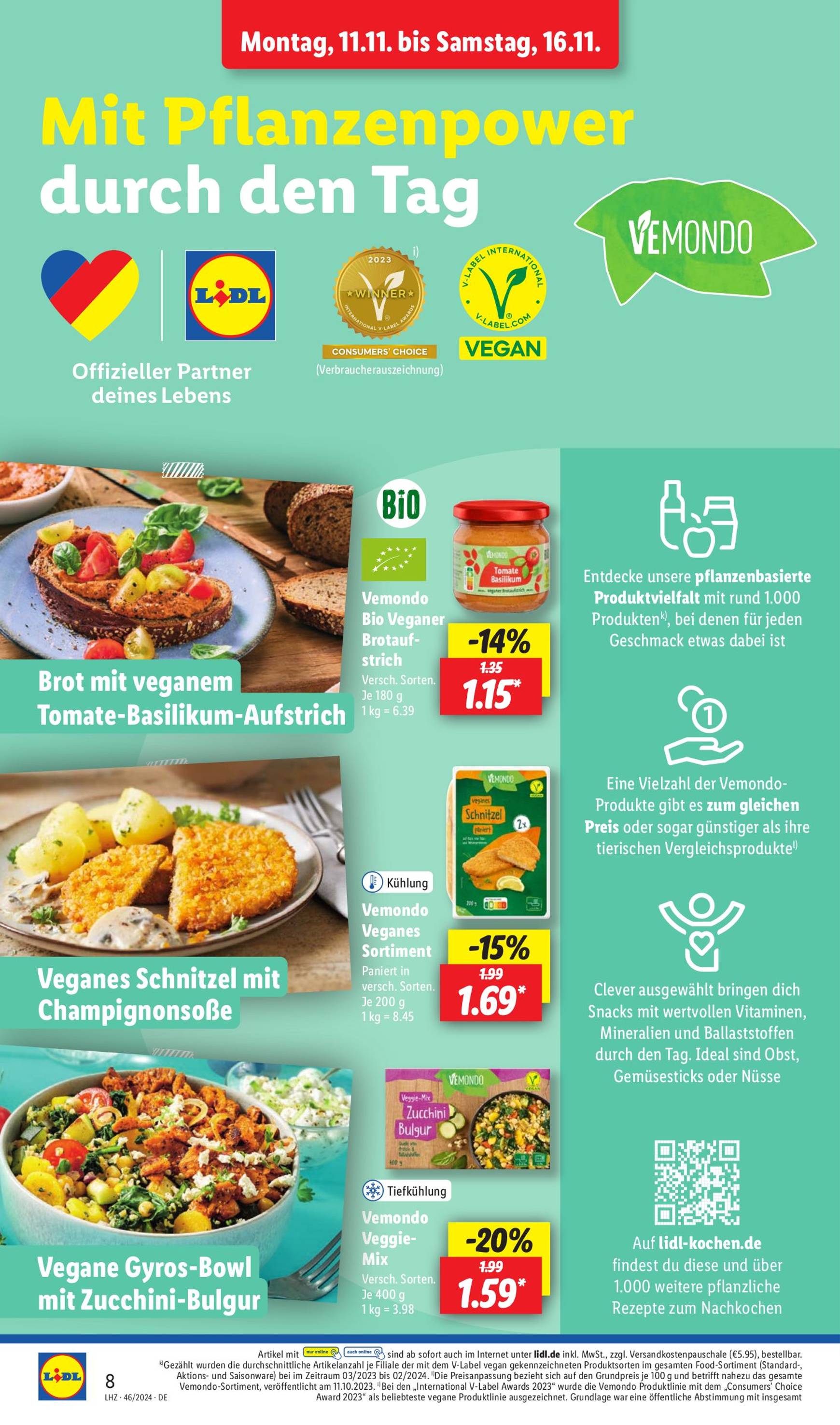 Lidl-Prospekt gültig von 11.11. bis 16.11. 12