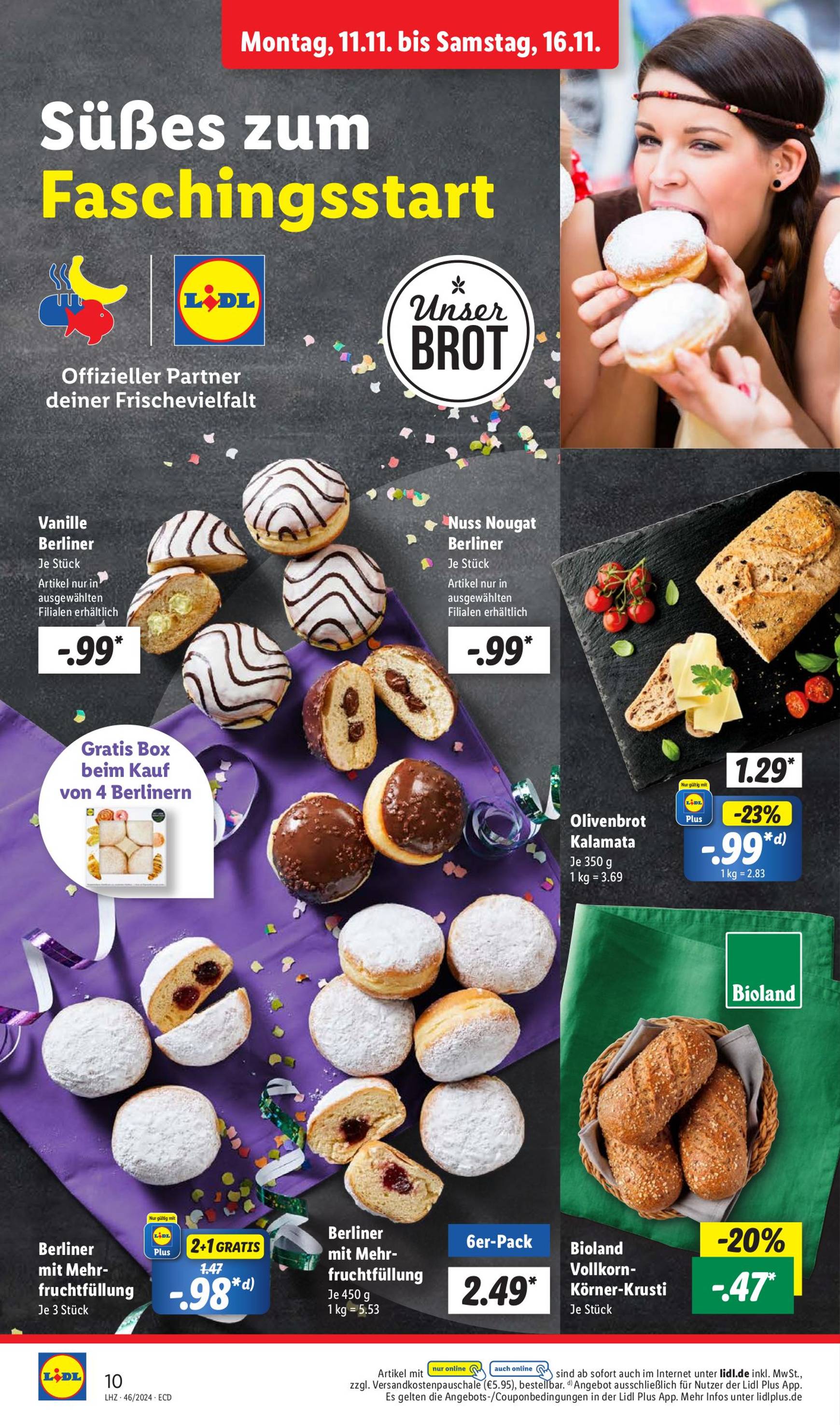 Lidl-Prospekt gültig von 11.11. bis 16.11. 16