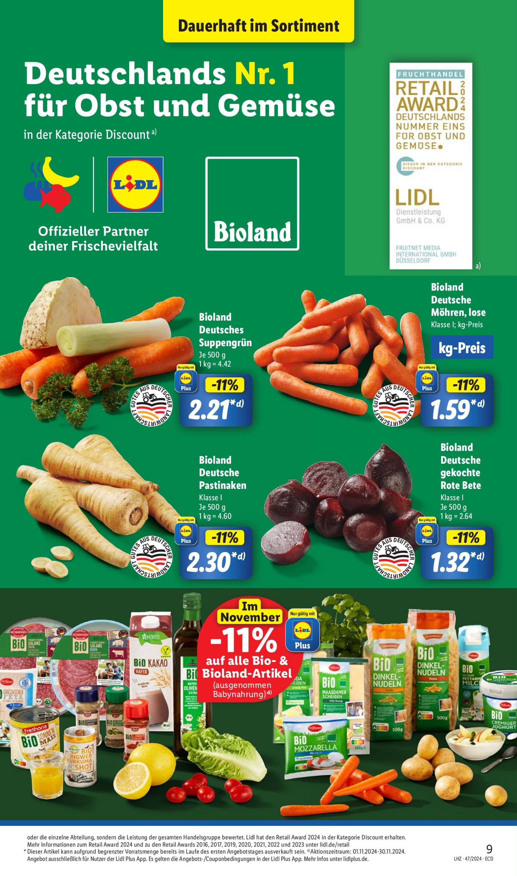 Lidl-Prospekt gültig von 18.11. bis 23.11. 13