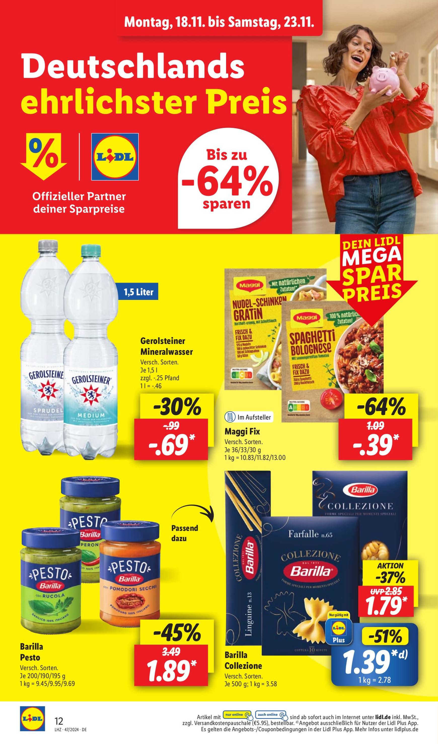 Lidl-Prospekt gültig von 18.11. bis 23.11. 18