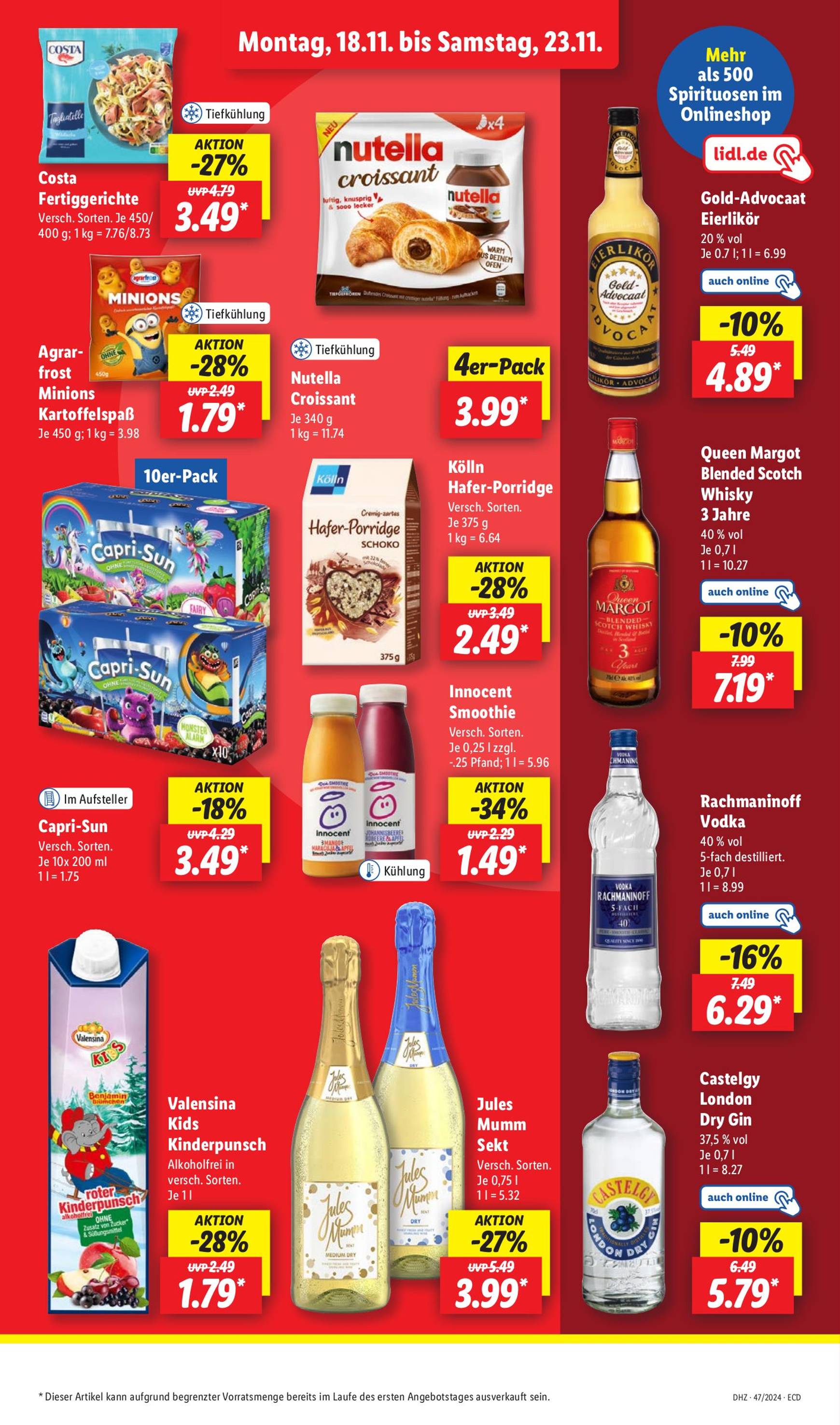 Lidl-Prospekt gültig von 18.11. bis 23.11. 17