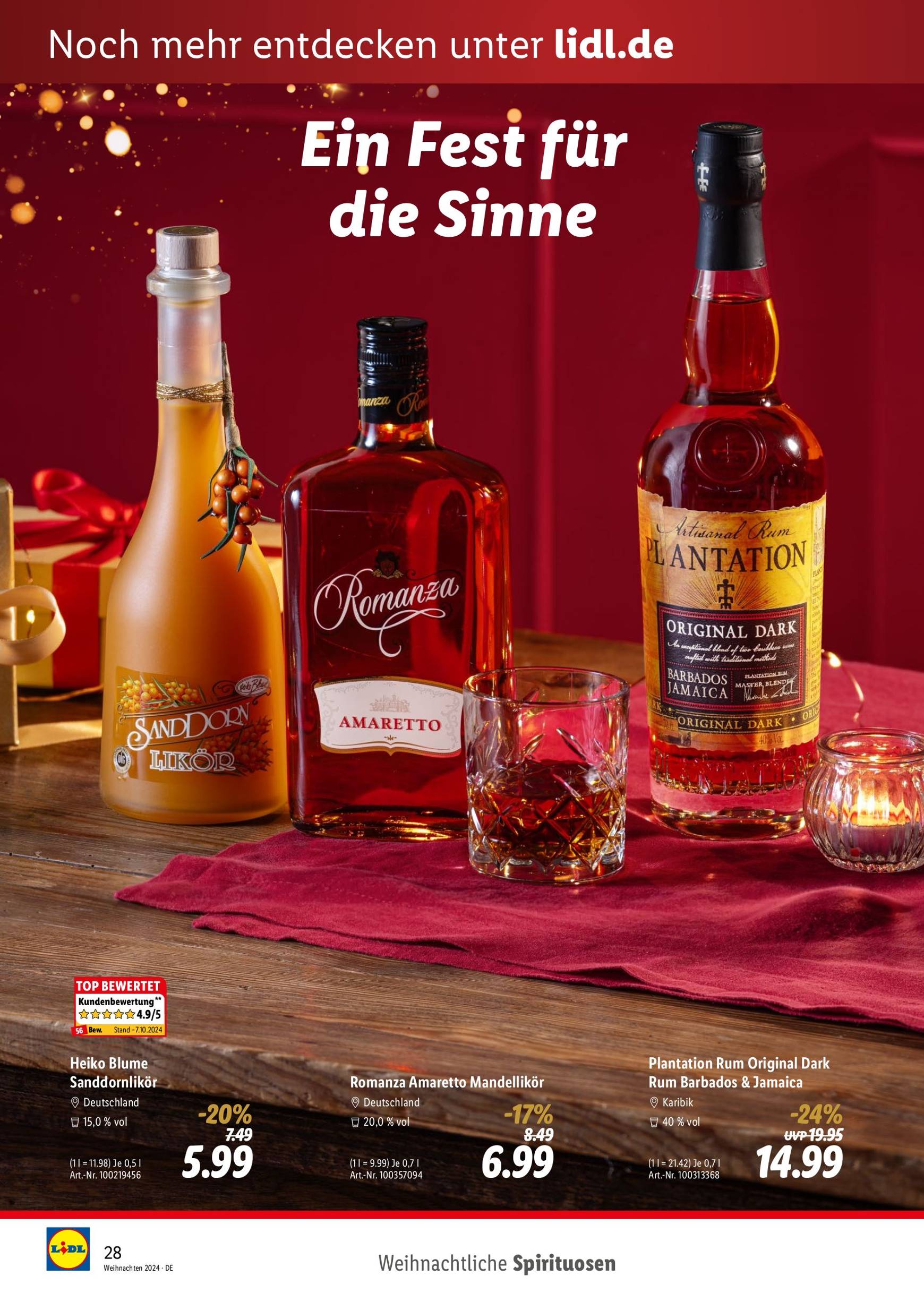 Lidl - Entkorkt Magazin Weihnachten-Prospekt gültig von 10.11. bis 31.12. 28