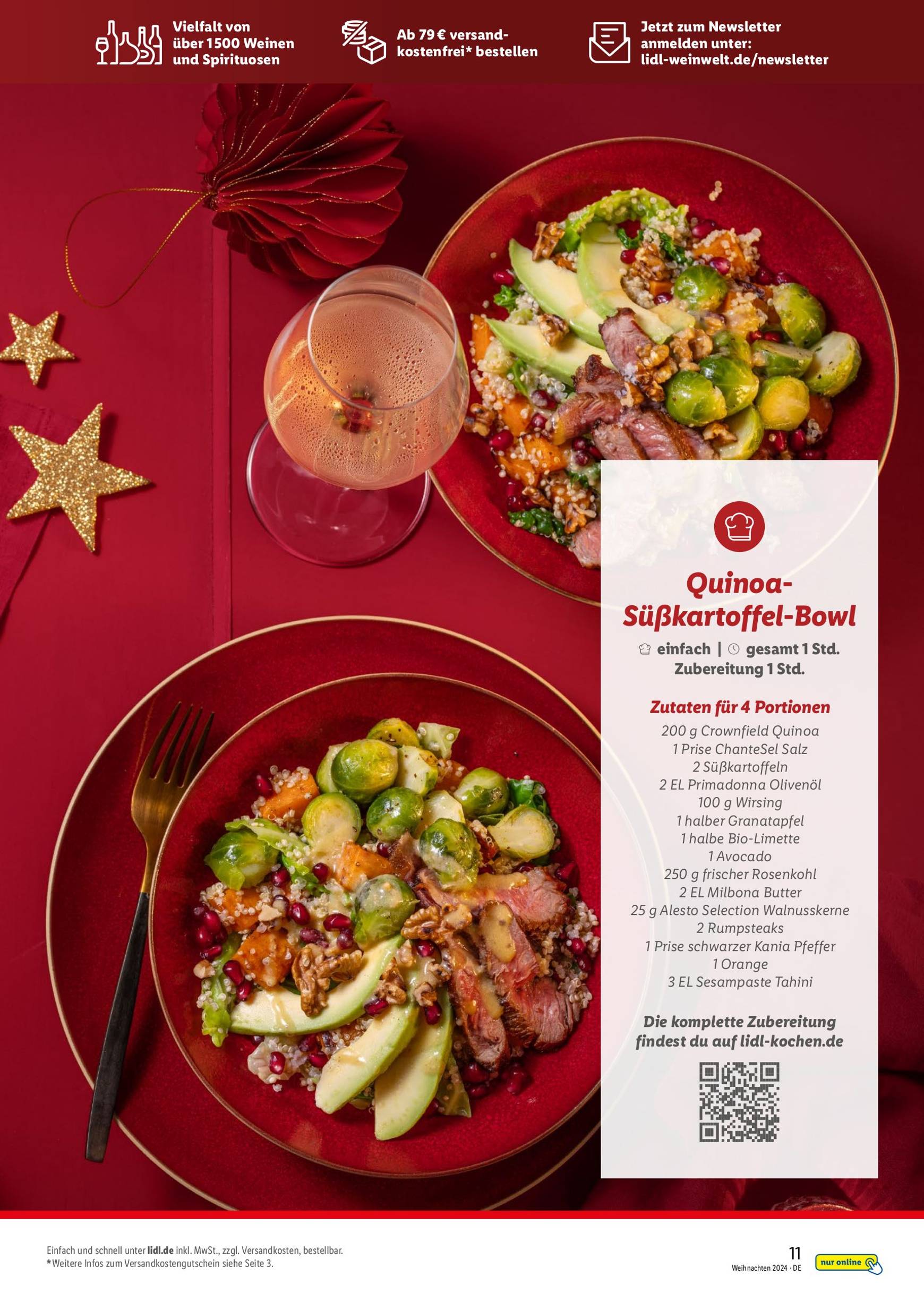 Lidl - Entkorkt Magazin Weihnachten-Prospekt gültig von 10.11. bis 31.12. 11