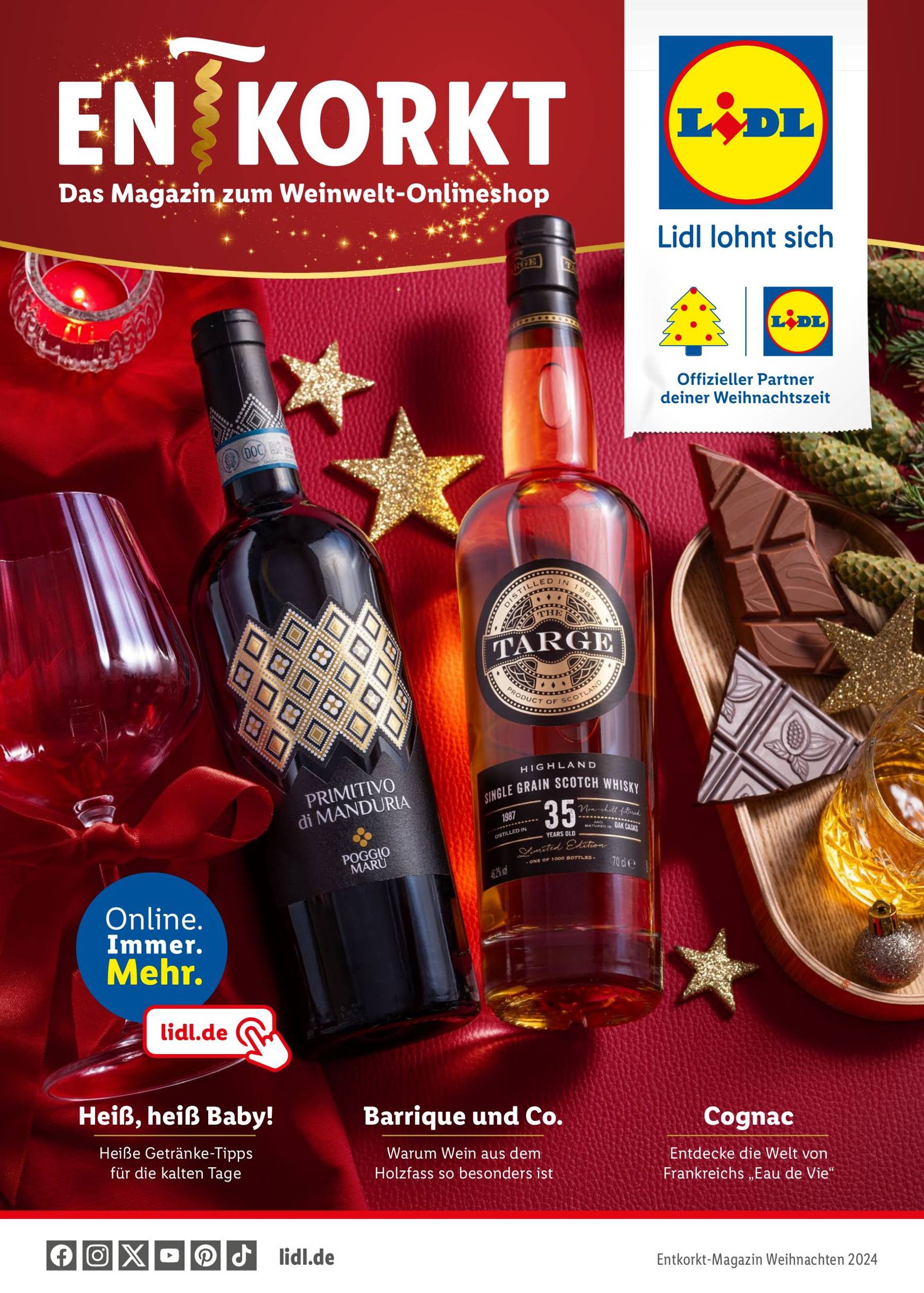 Lidl - Entkorkt Magazin Weihnachten-Prospekt gültig von 10.11. bis 31.12.