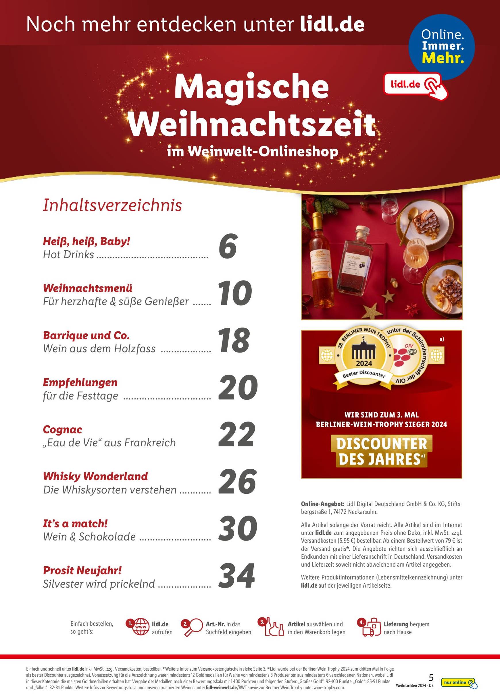 Lidl - Entkorkt Magazin Weihnachten-Prospekt gültig von 10.11. bis 31.12. 5