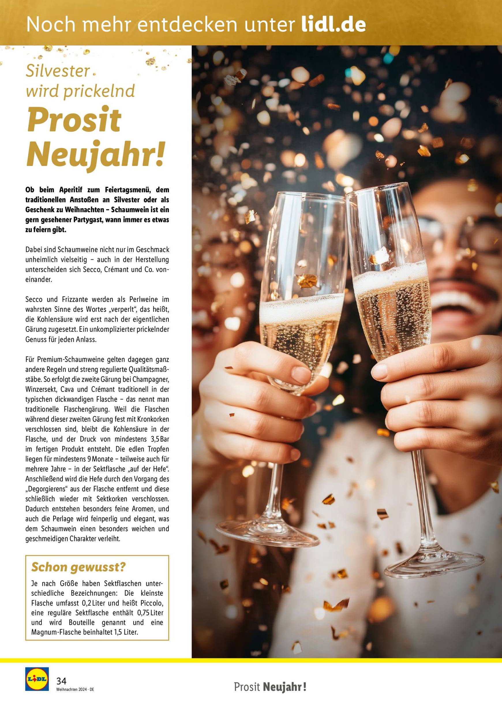 Lidl - Entkorkt Magazin Weihnachten-Prospekt gültig von 10.11. bis 31.12. 34