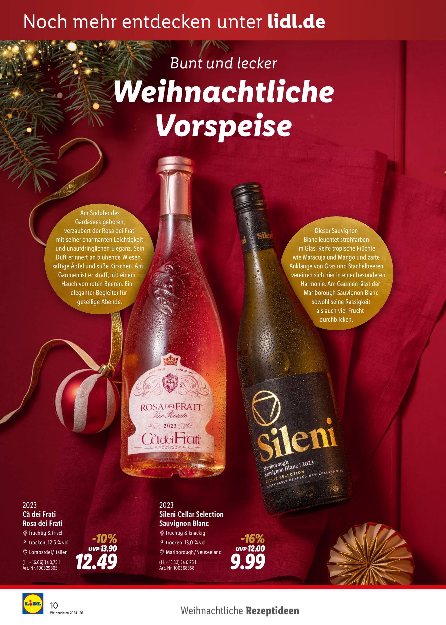 Lidl - Entkorkt Magazin Weihnachten-Prospekt gültig von 10.11. bis 31.12. 10