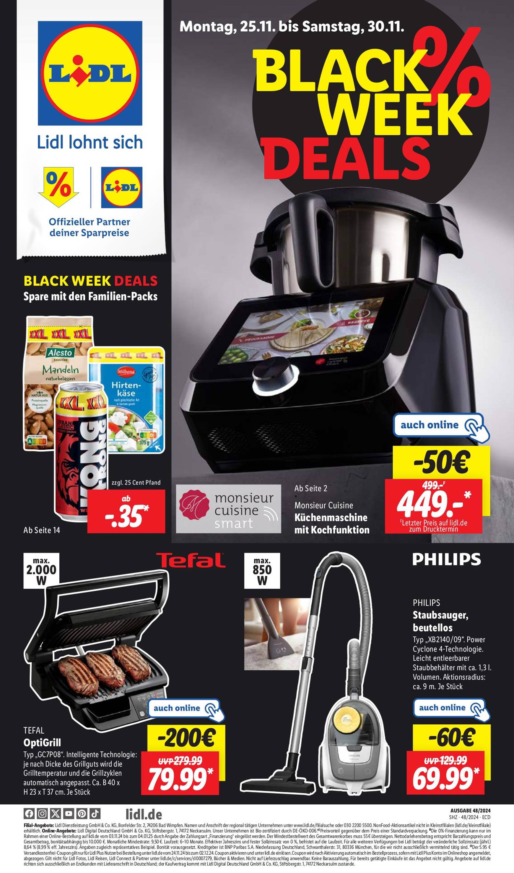 Lidl - Black Friday-Prospekt gültig von 25.11. bis 30.11.