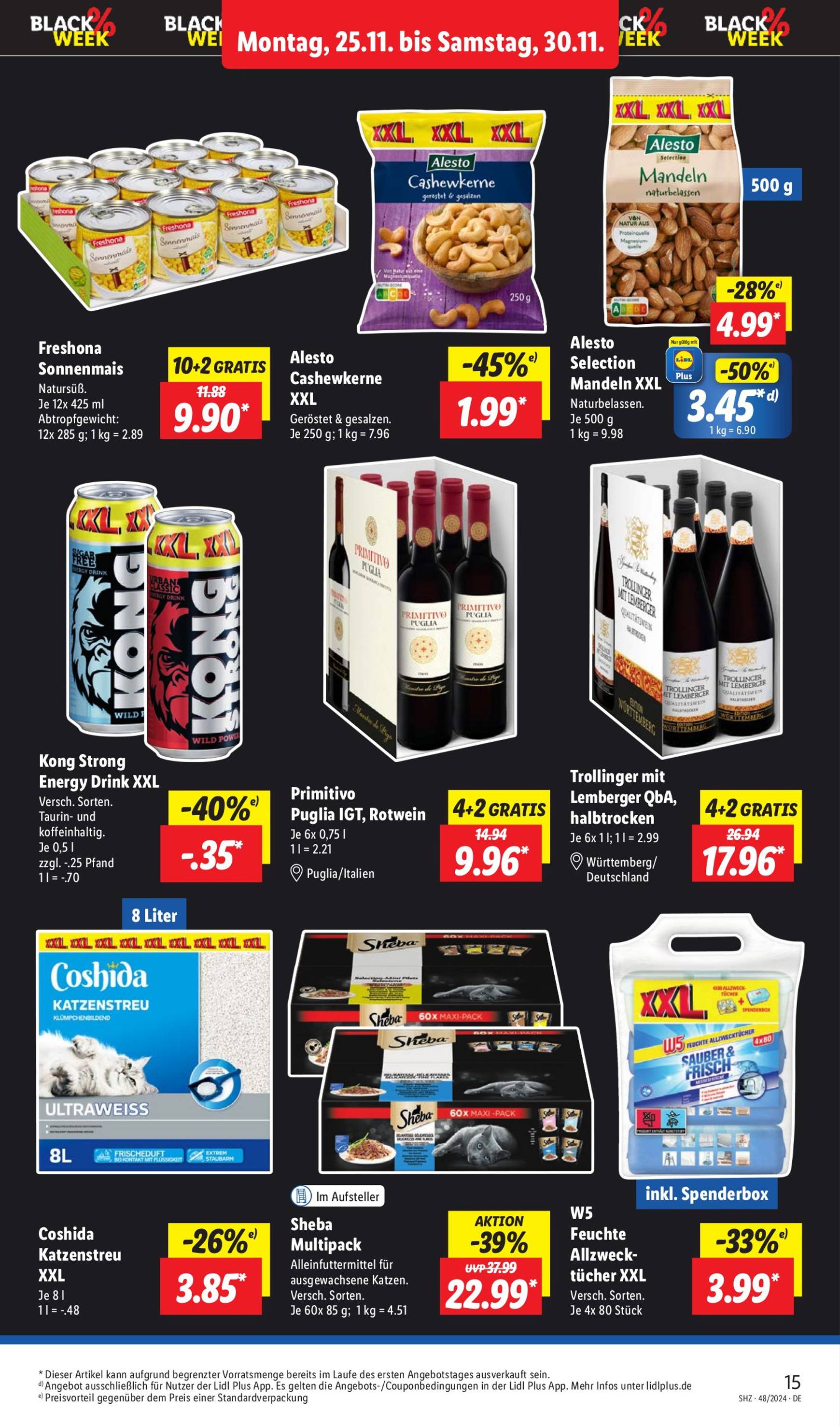 Lidl - Black Friday-Prospekt gültig von 25.11. bis 30.11. 15