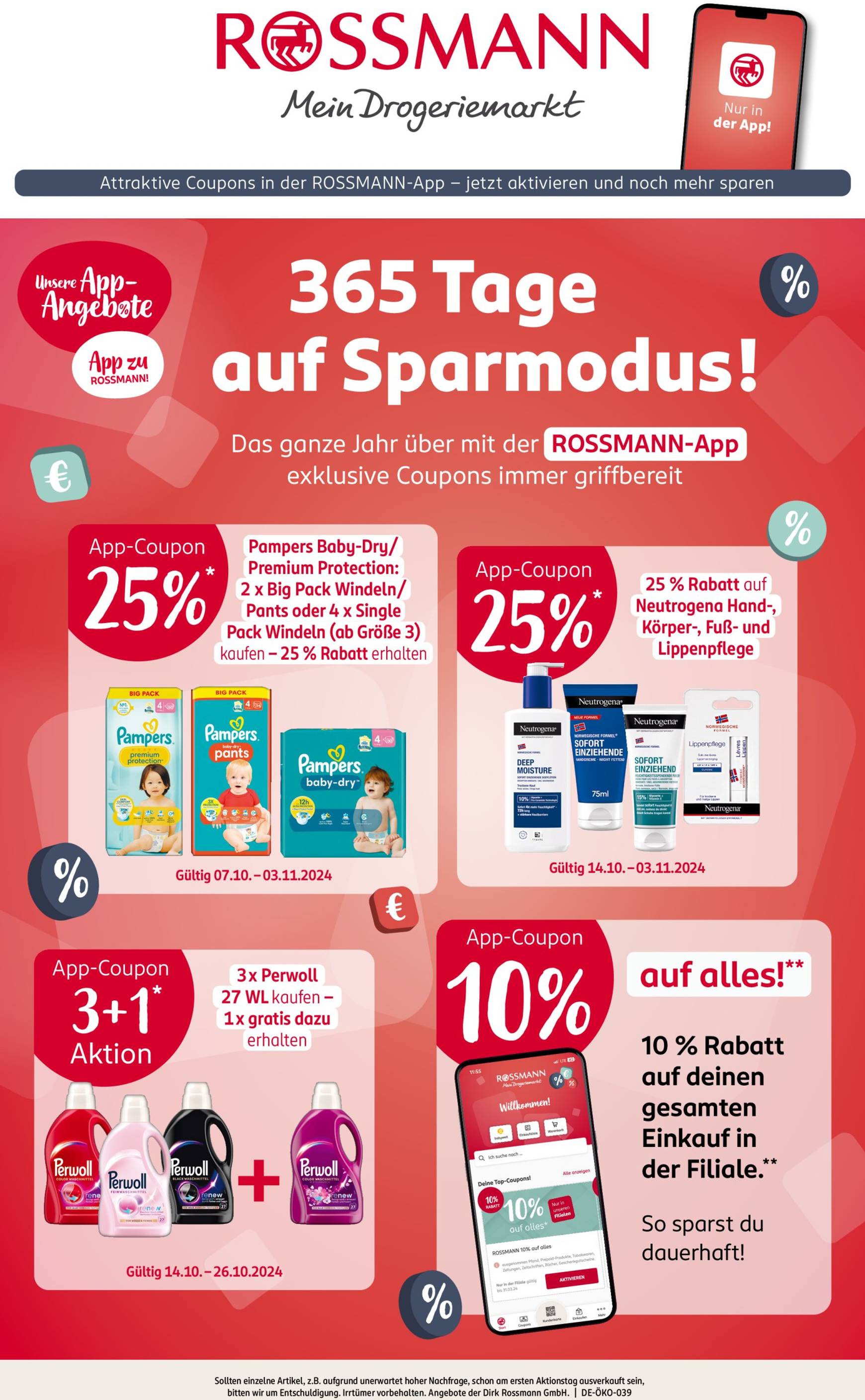 ROSSMANN-Prospekt gültig von 07.10. bis 03.11.