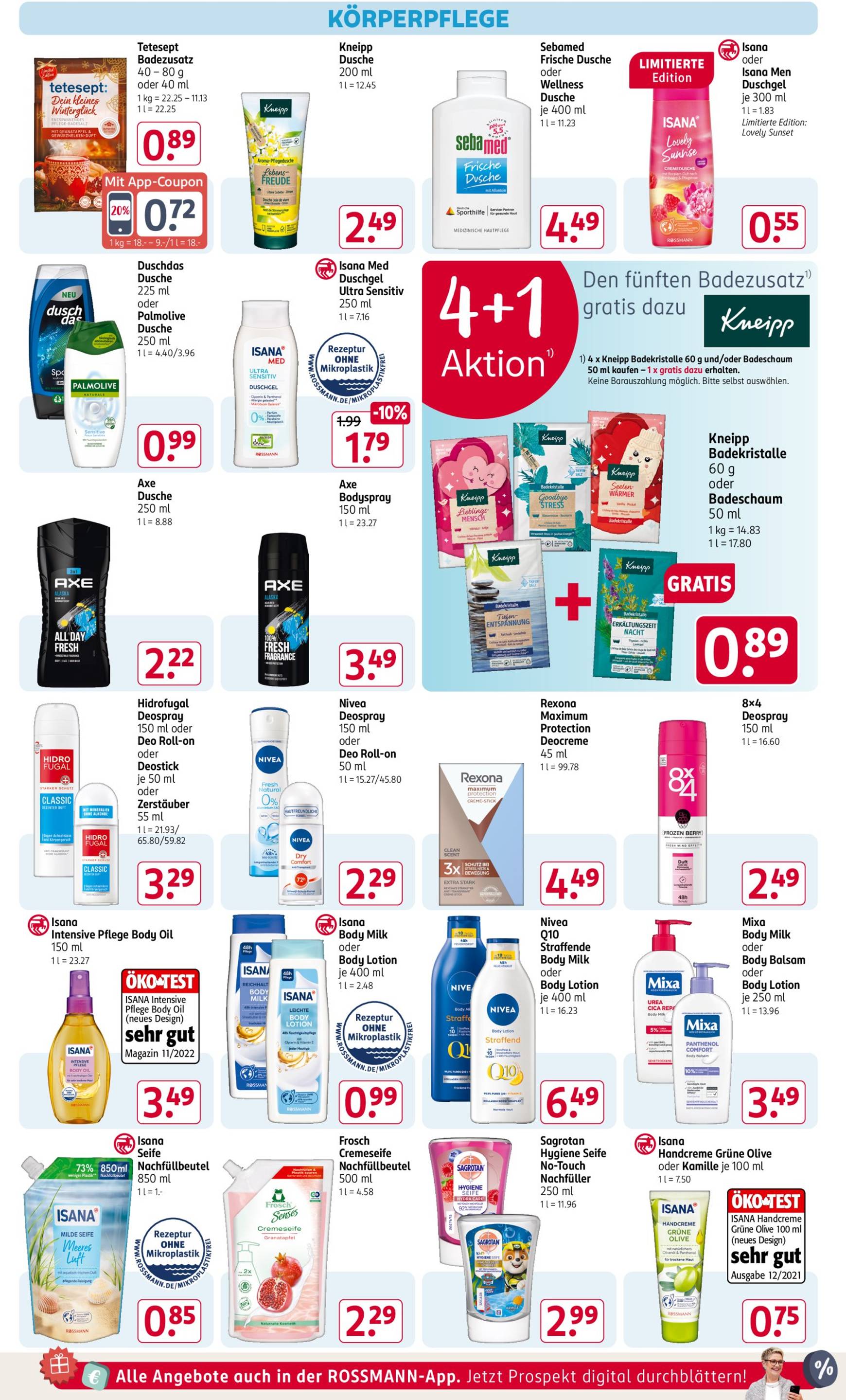 ROSSMANN-Prospekt gültig von 21.10. bis 25.10. 10