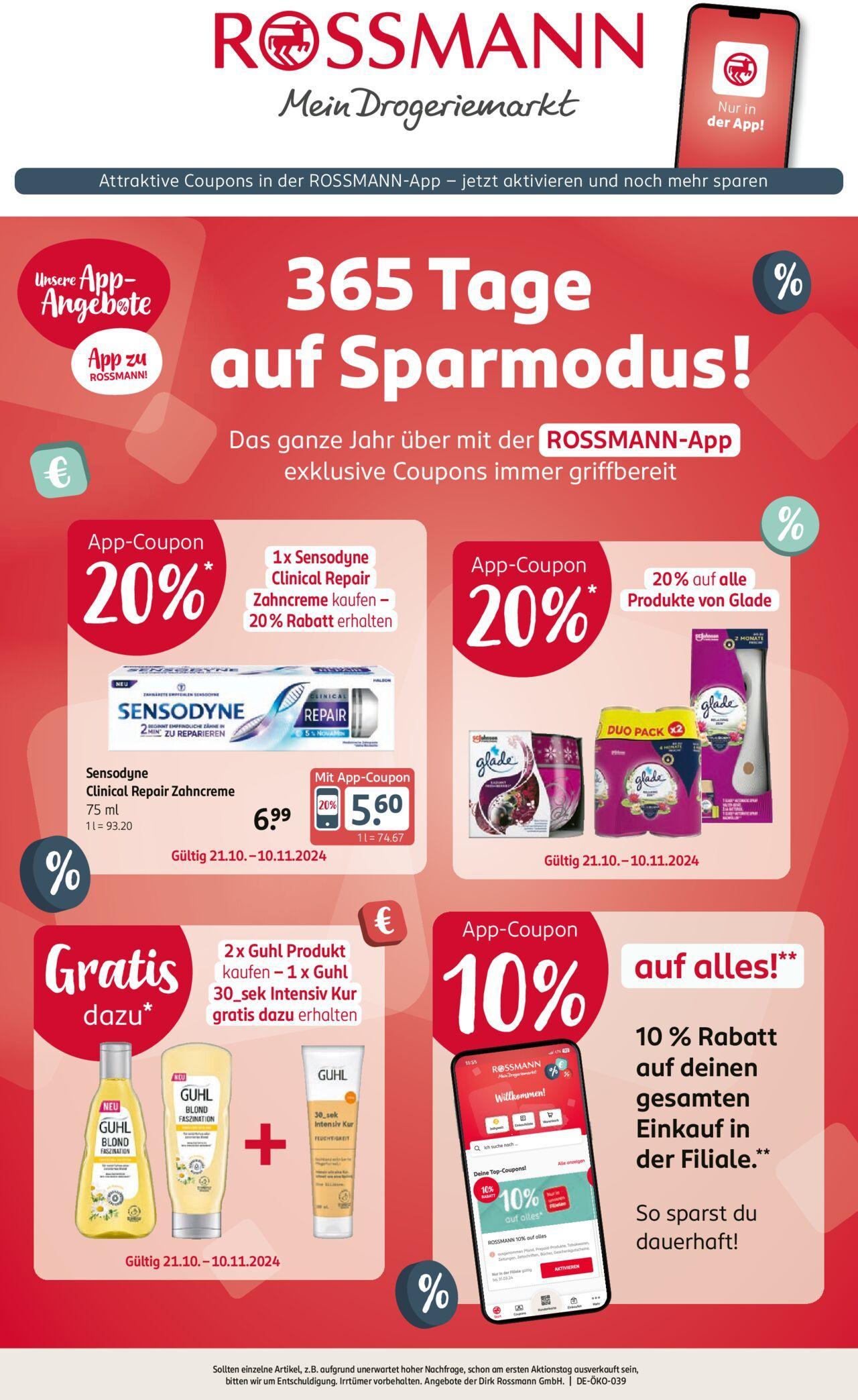 Rossmann Prospekt 26.10.2024 - 01.11.2024