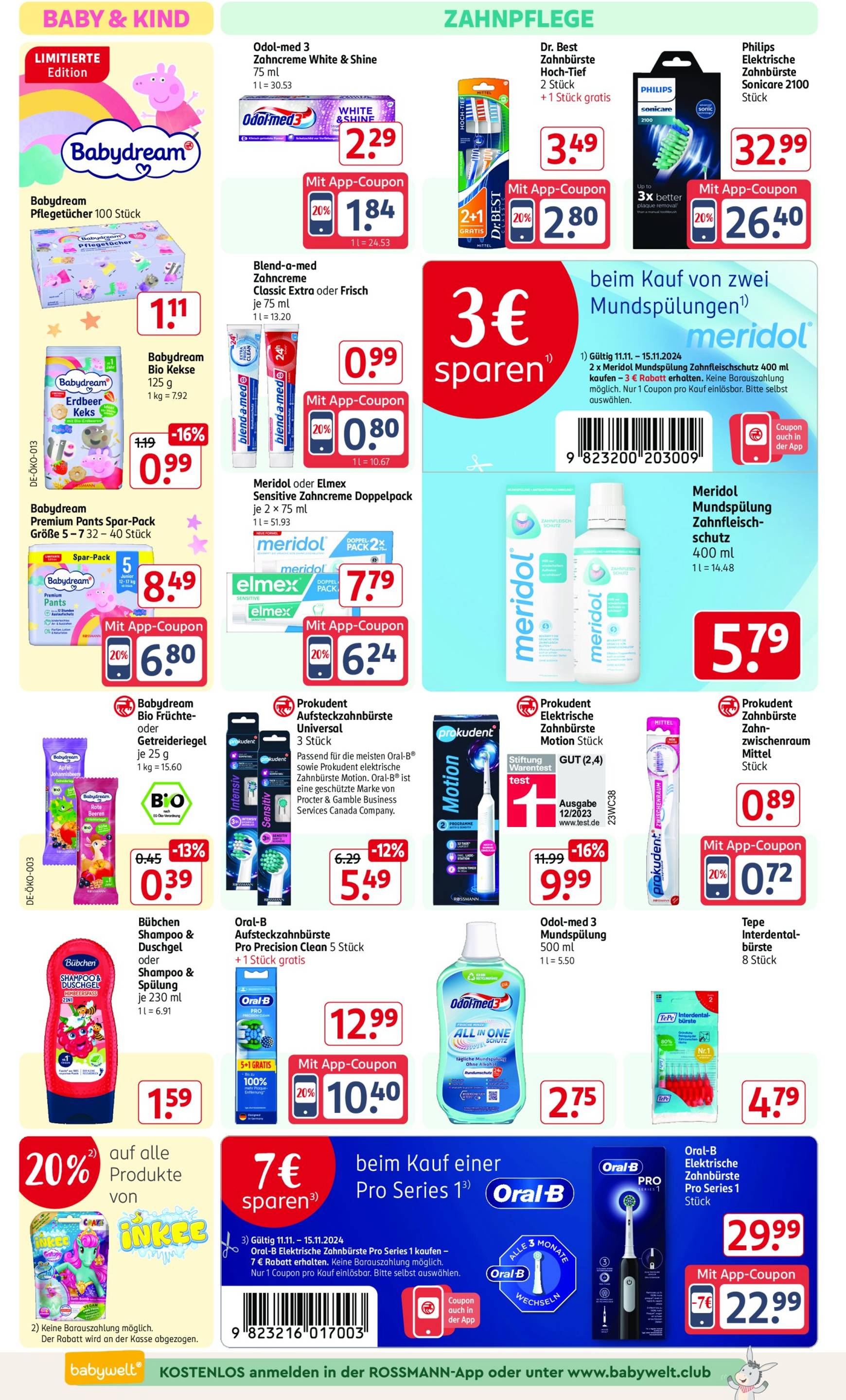 ROSSMANN-Prospekt gültig von 11.11. bis 15.11. 12