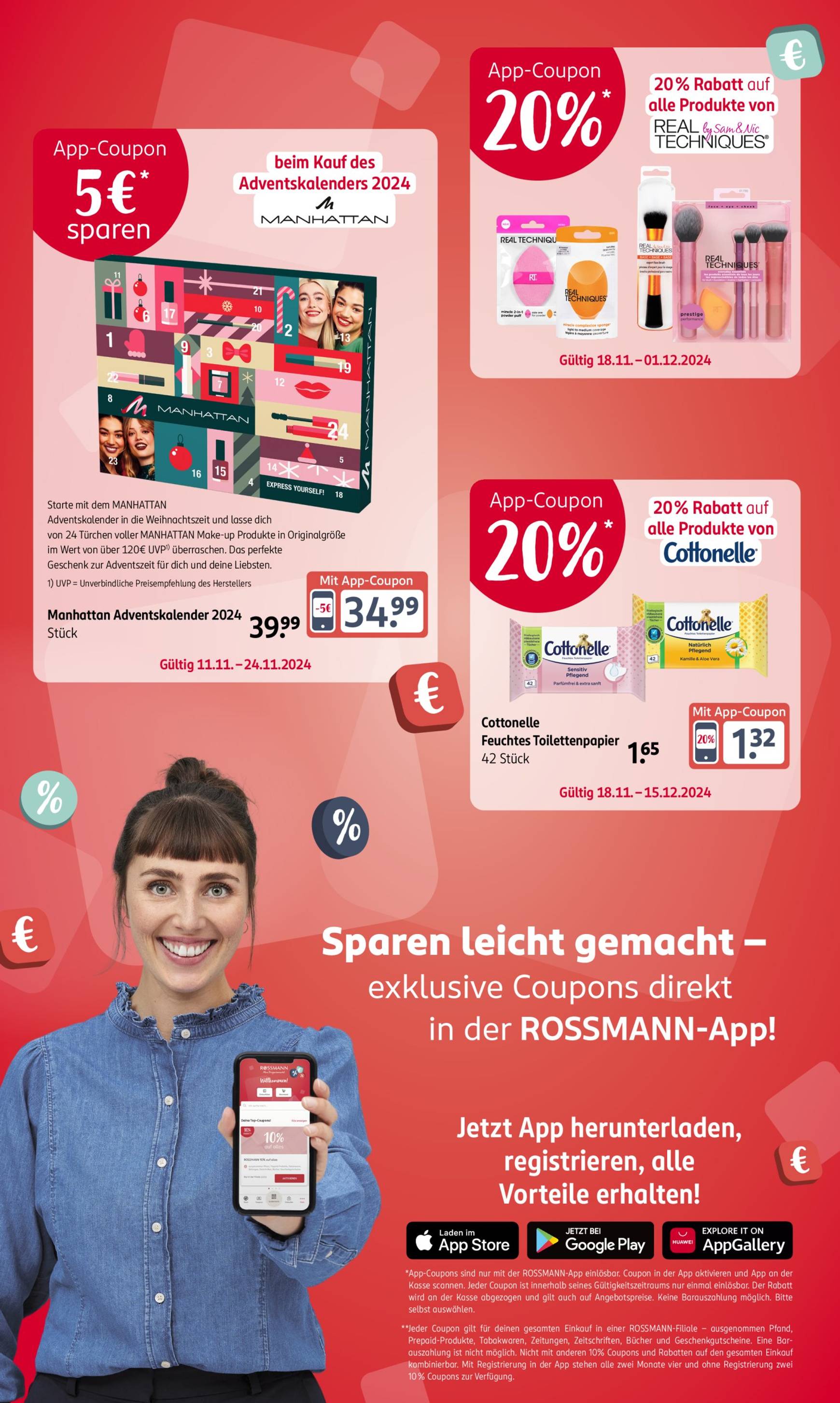 ROSSMANN - App-Coupon-Prospekt gültig von 18.11. bis 01.12. 2