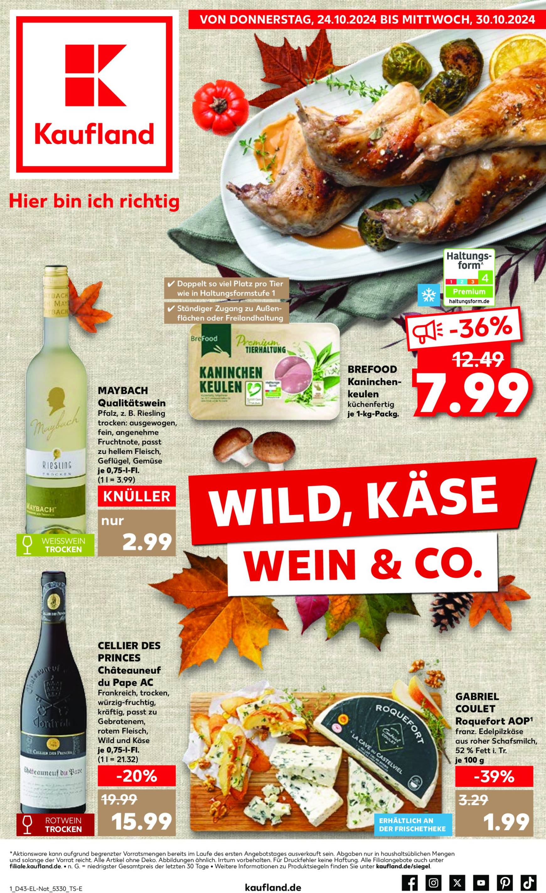 Kaufland-Prospekt gültig von 24.10. bis 30.10.