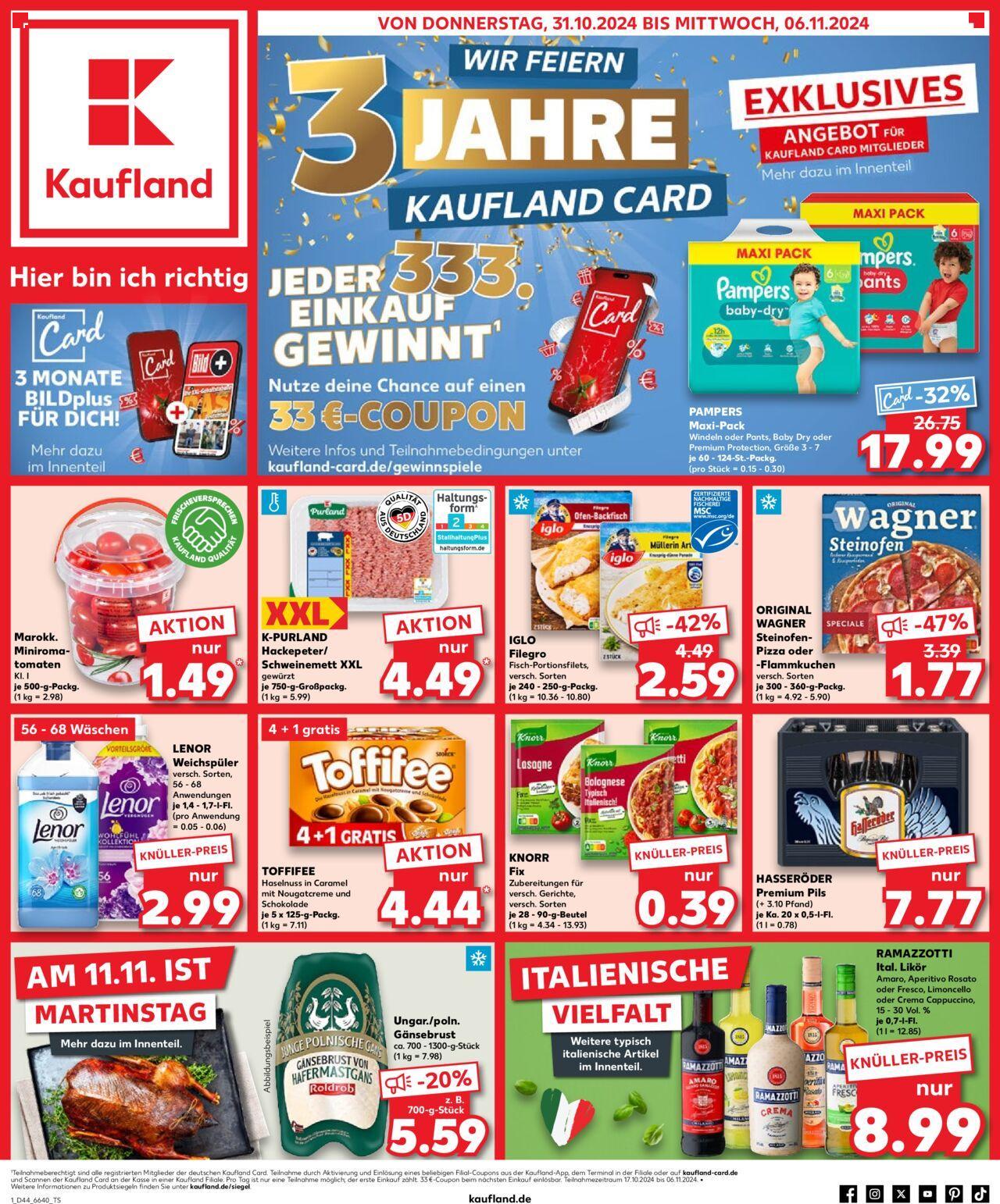 Kaufland - Rheinland-Pfalz 31.10.2024 - 06.11.2024