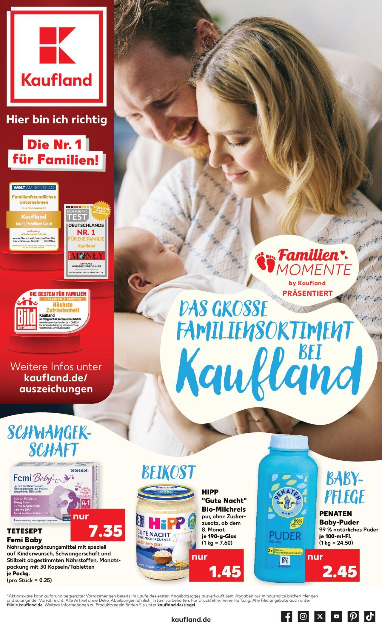 Kaufland Das Grosse Familiensortiment 10.10.2024 - 06.11.2024