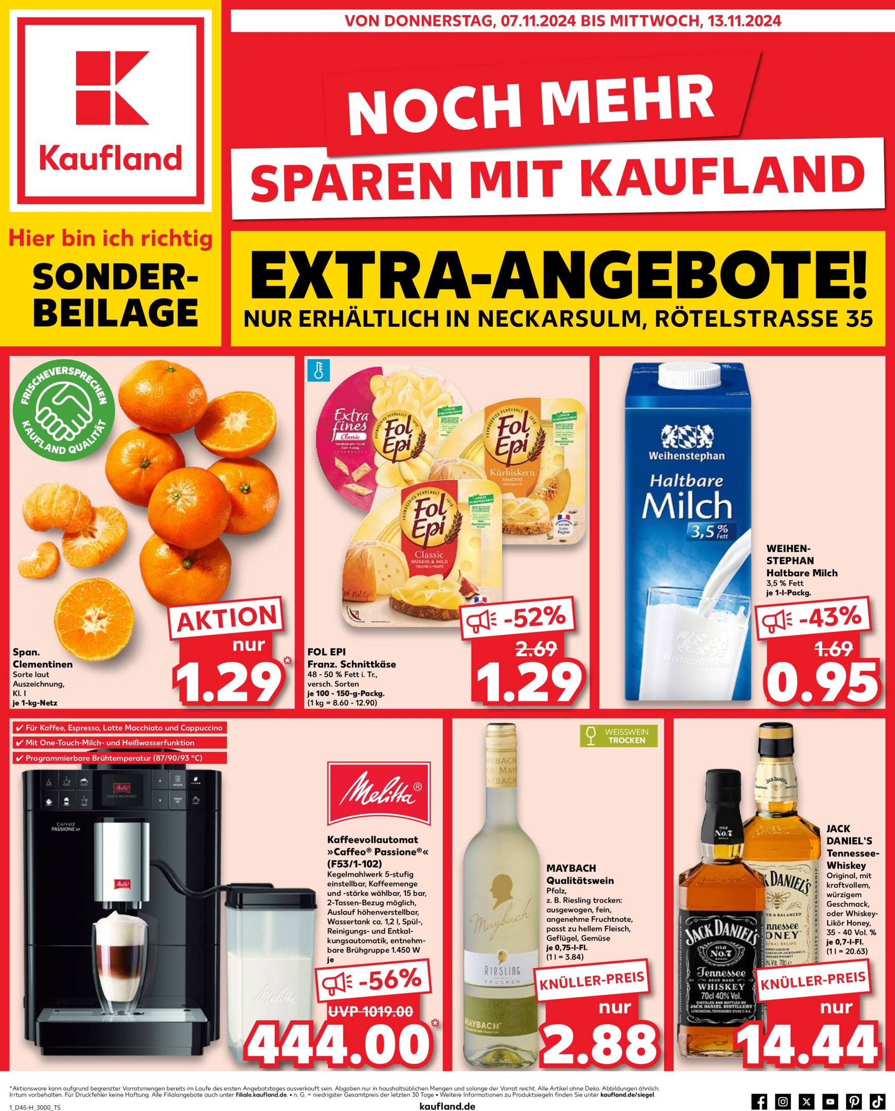 Kaufland - Neckarsulm-Prospekt gültig von 07.11. bis 13.11.