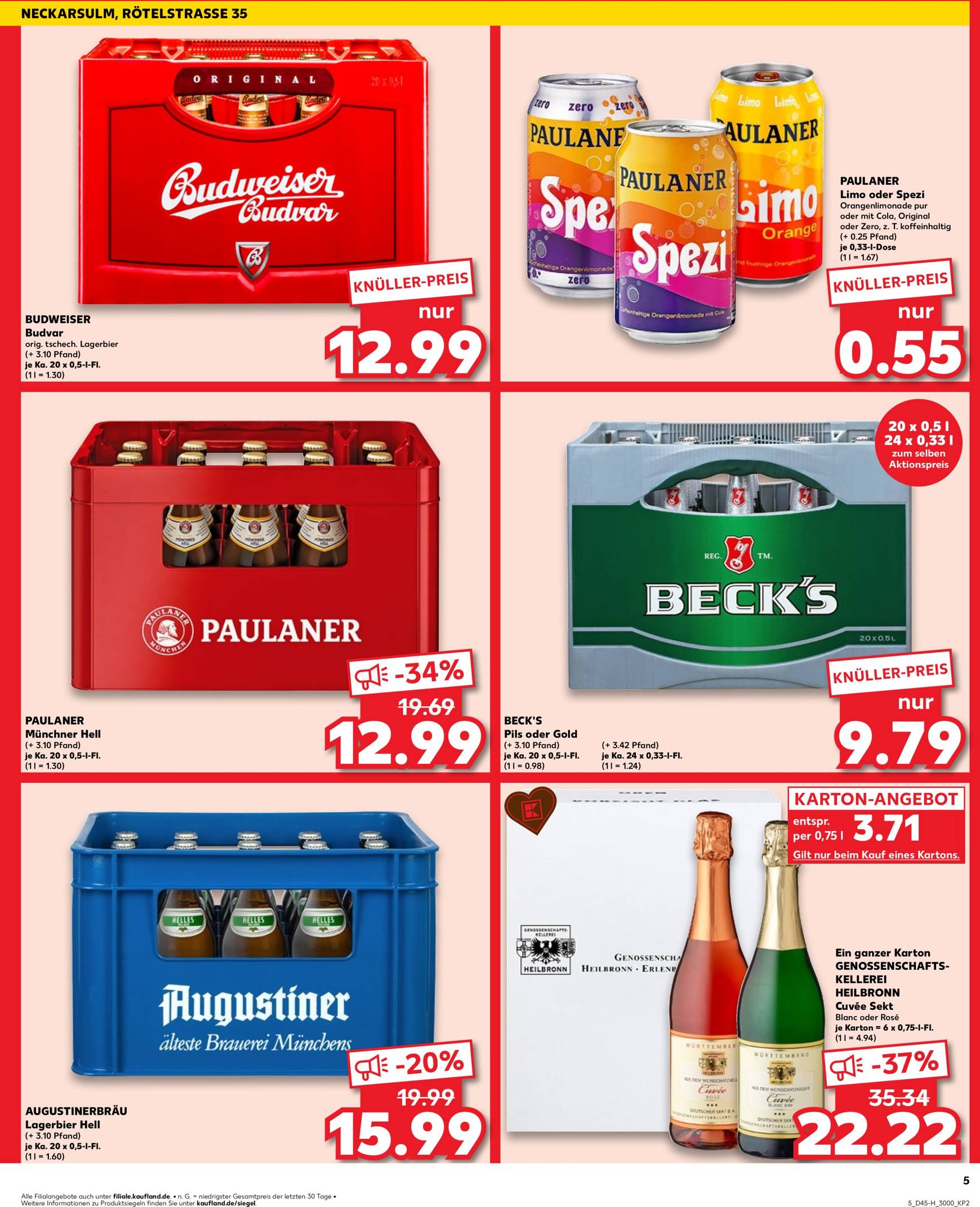 Kaufland - Neckarsulm-Prospekt gültig von 07.11. bis 13.11. 5