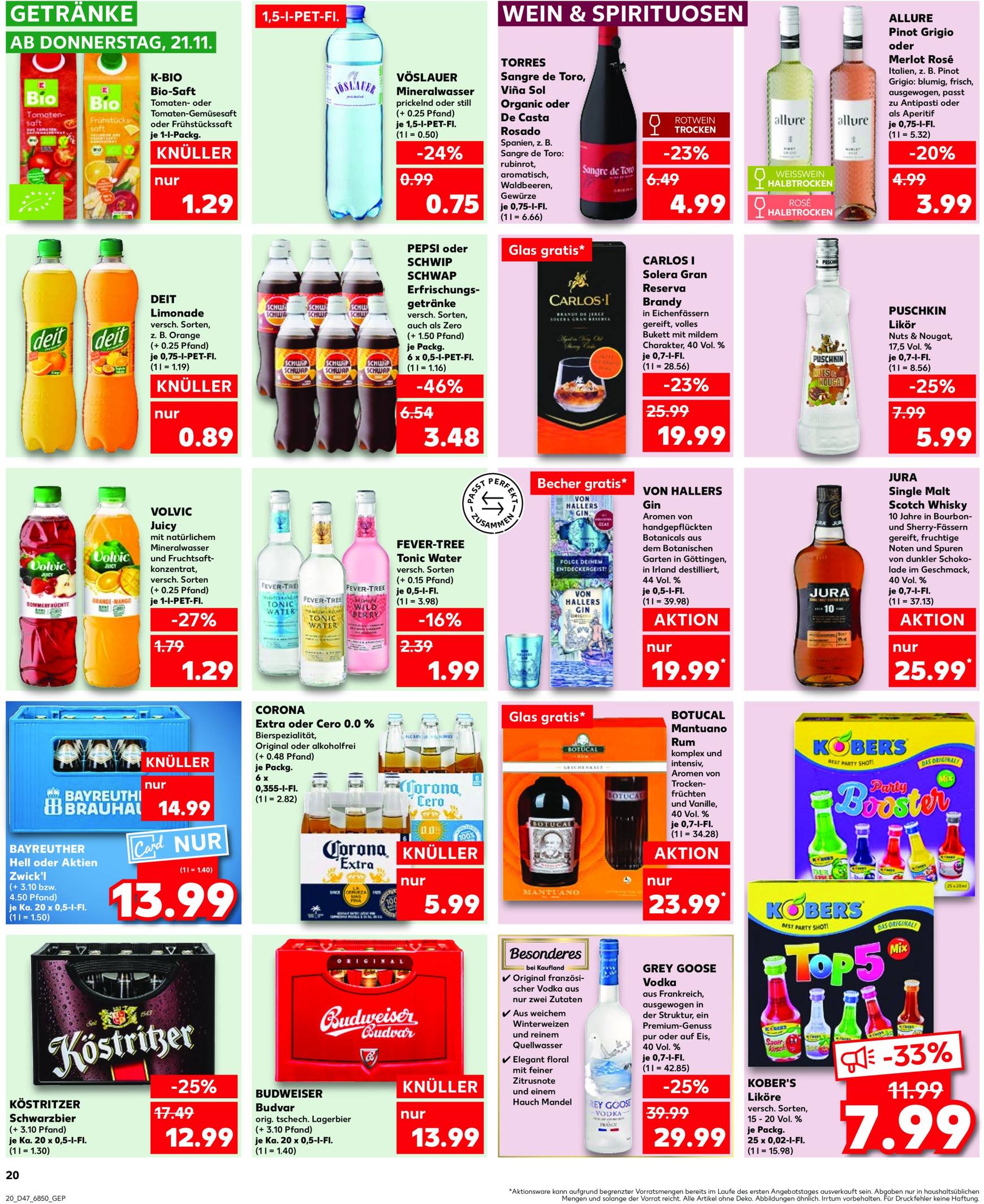 Kaufland - Black Friday-Prospekt gültig von 21.11. bis 27.11. 20