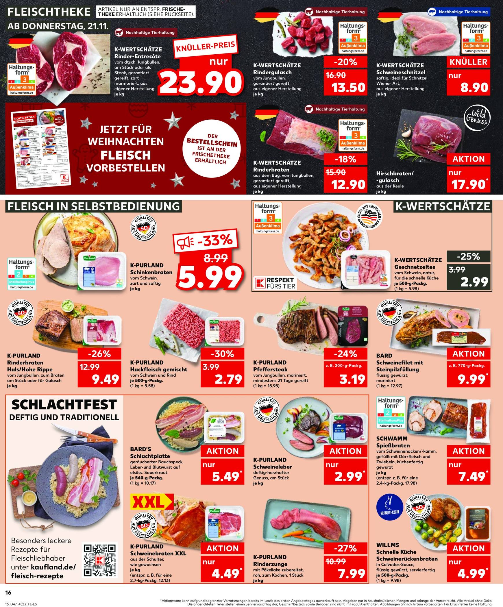 Kaufland - Black Friday-Prospekt gültig von 21.11. bis 27.11. 16