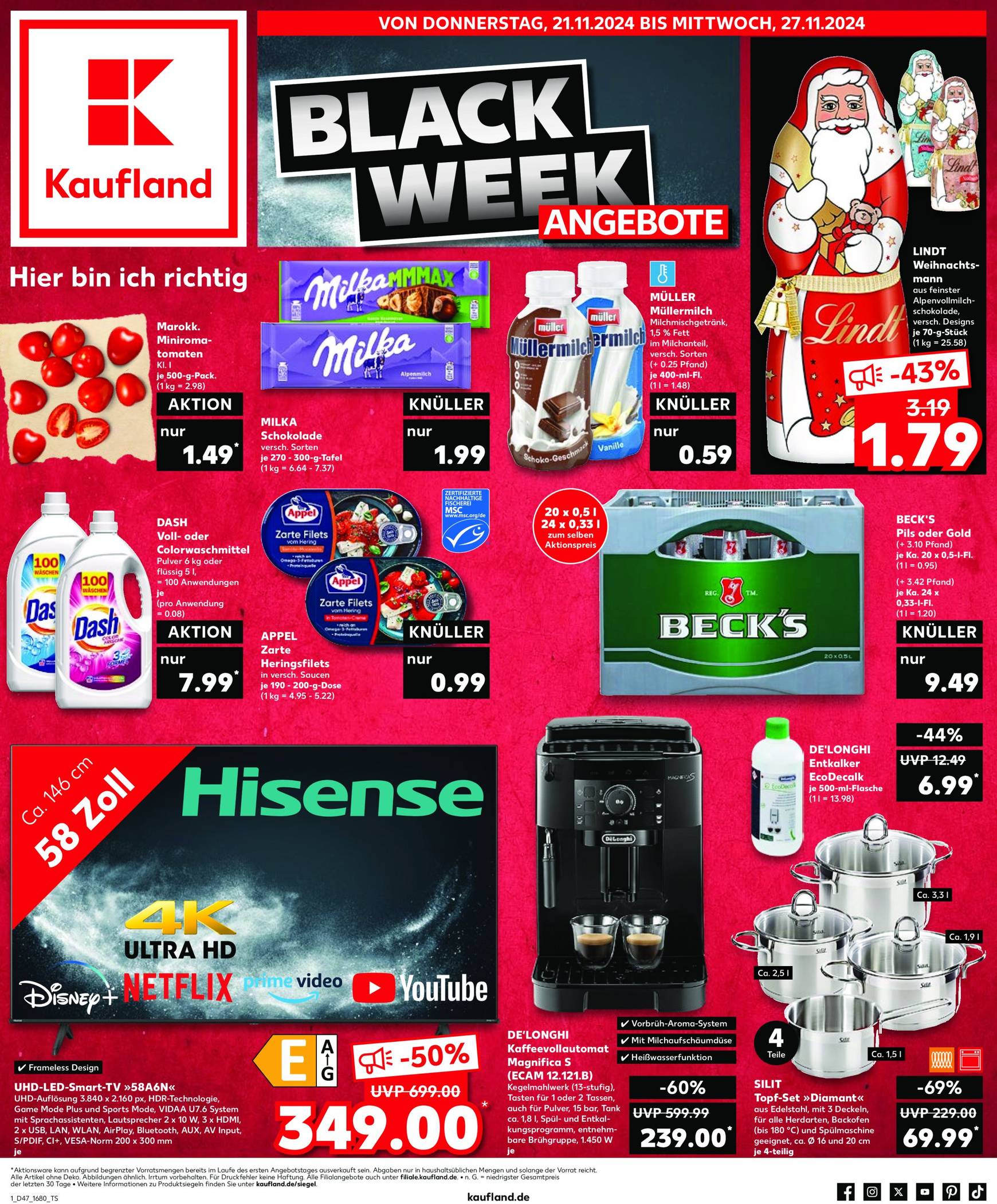 Kaufland - Black Friday-Prospekt gültig von 21.11. bis 27.11.