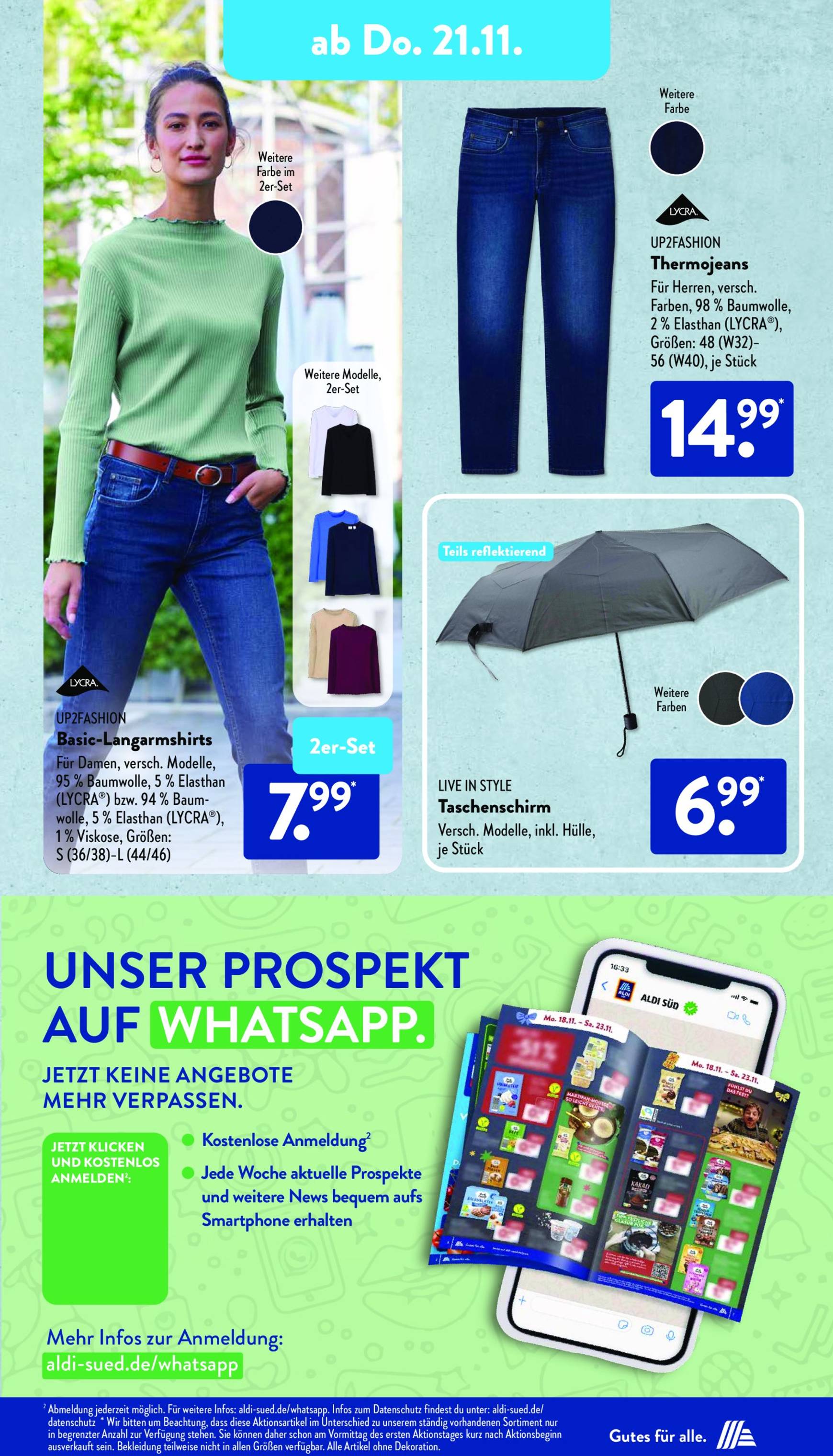 ALDI SÜD-Prospekt gültig von 18.11. bis 23.11. 17