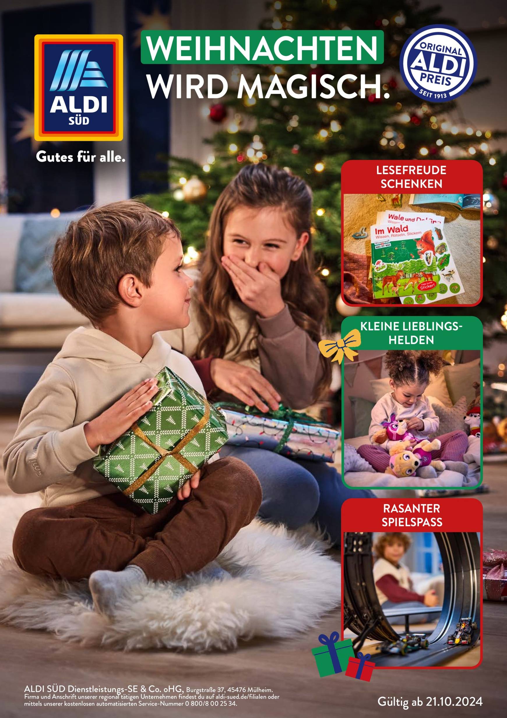 ALDI SÜD - Weihnachten Spielzeug 2024-Prospekt gültig von 21.10. bis 31.12.