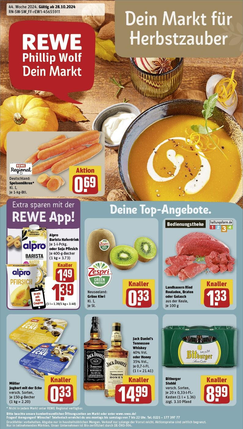 Rewe - Schwäbisch Gmünd, Ledergasse 4 28.10.2024 - 02.11.2024