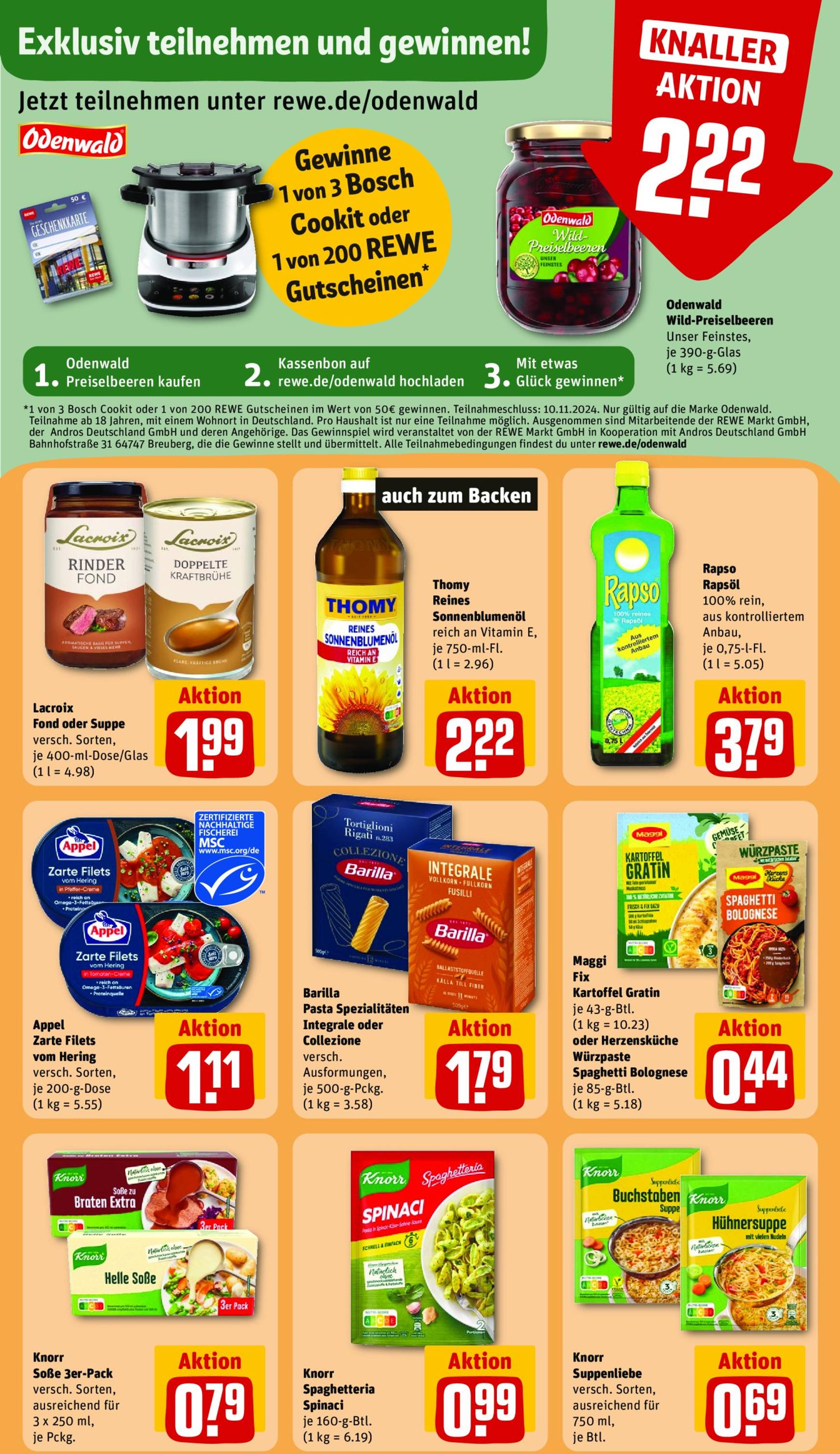 Rewe-Prospekt gültig von 04.11. bis 09.11. 18