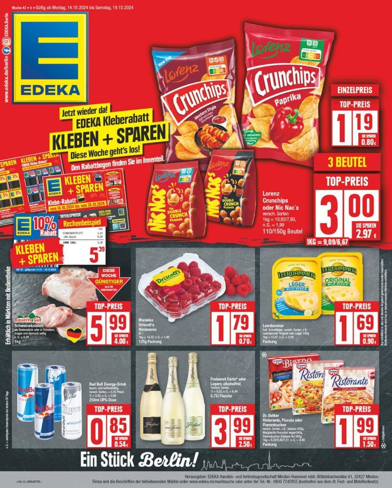 Edeka Prospekt 14.10.2024 - 19.10.2024