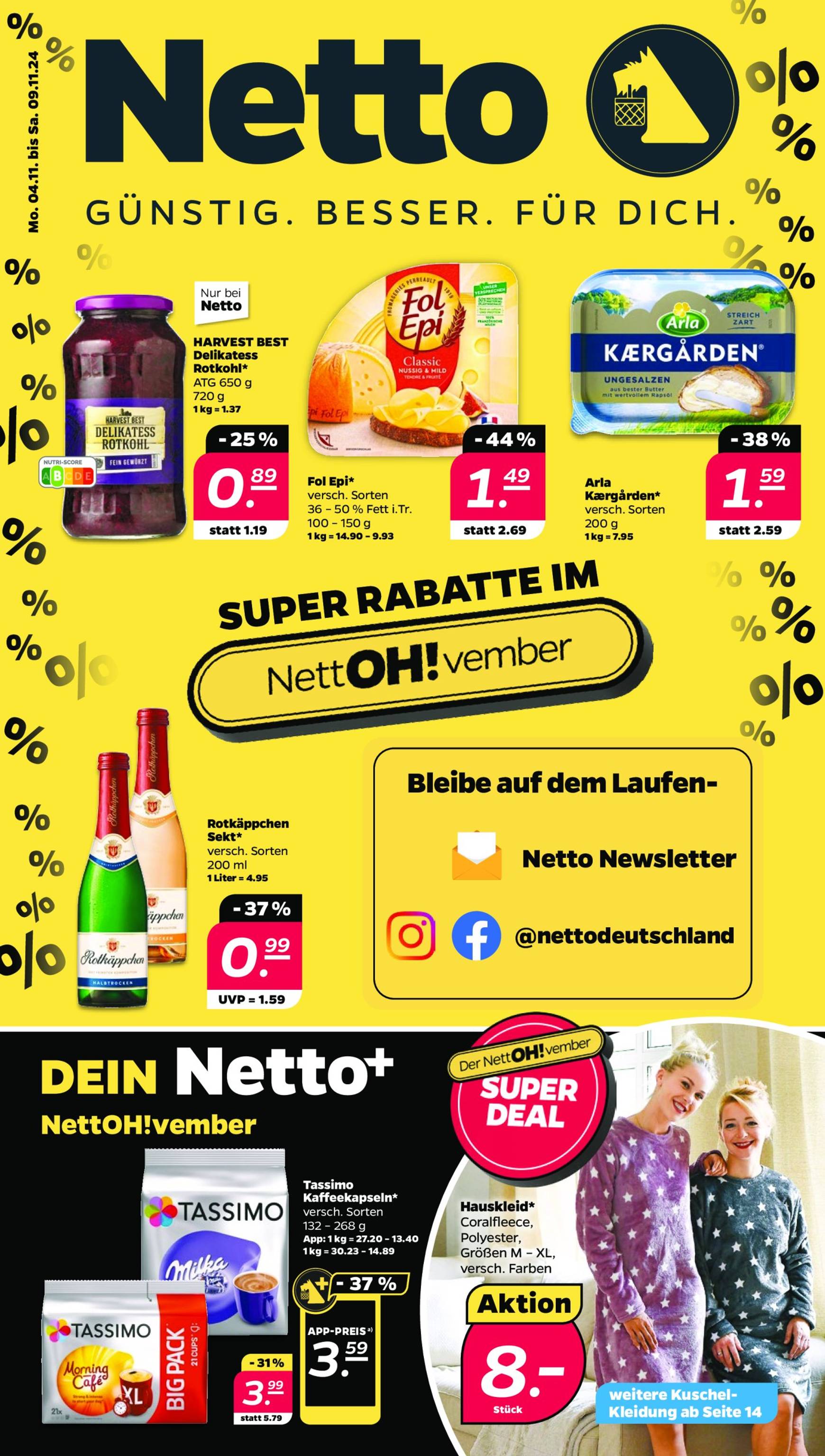 Netto-Prospekt gültig von 04.11. bis 09.11.