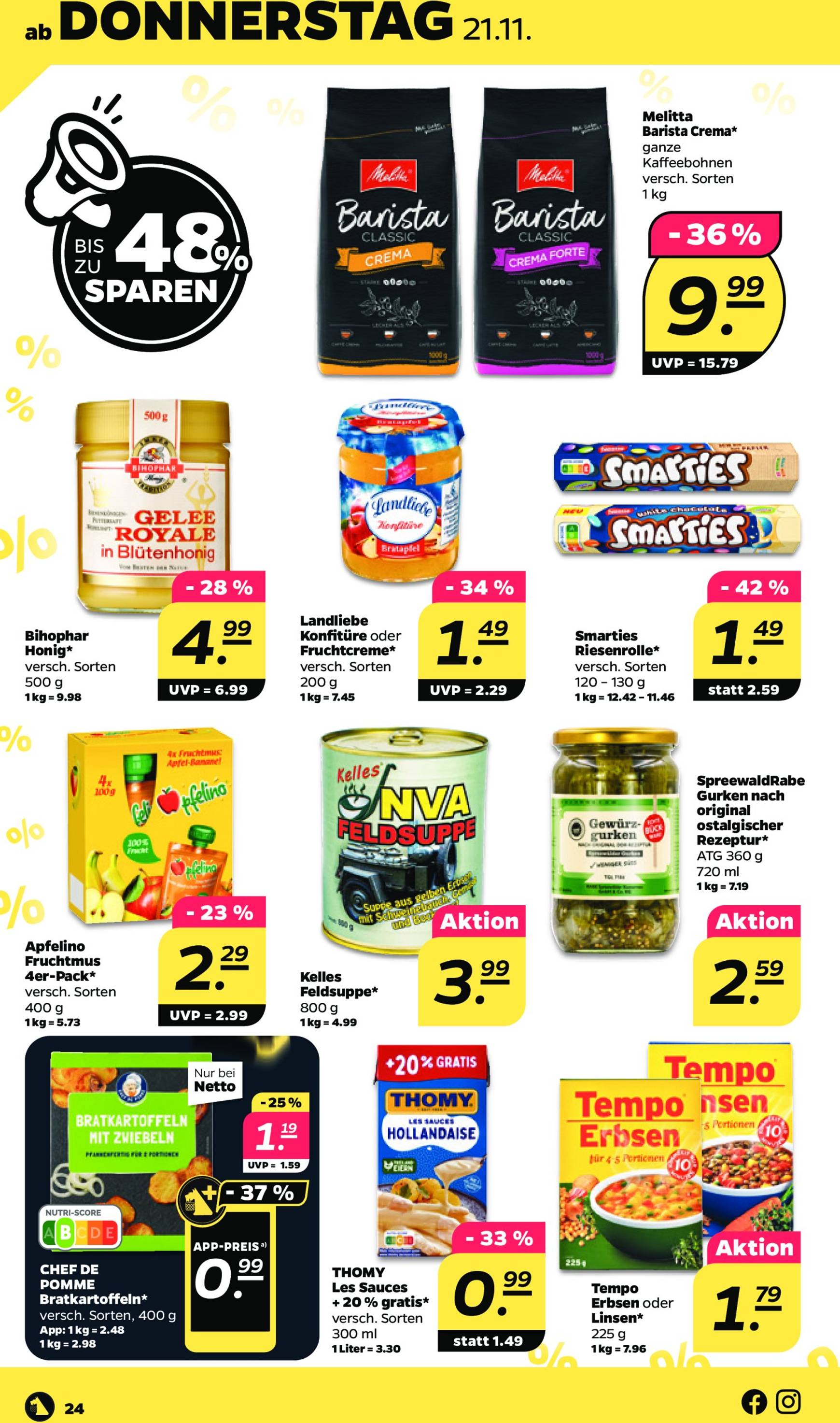 Netto-Prospekt gültig von 18.11. bis 23.11. 24