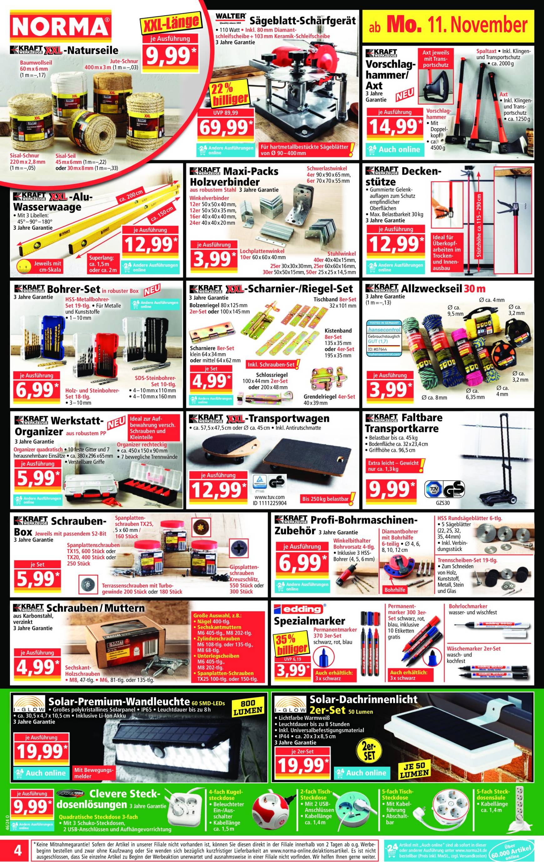 Norma-Prospekt gültig von 11.11. bis 16.11. 4