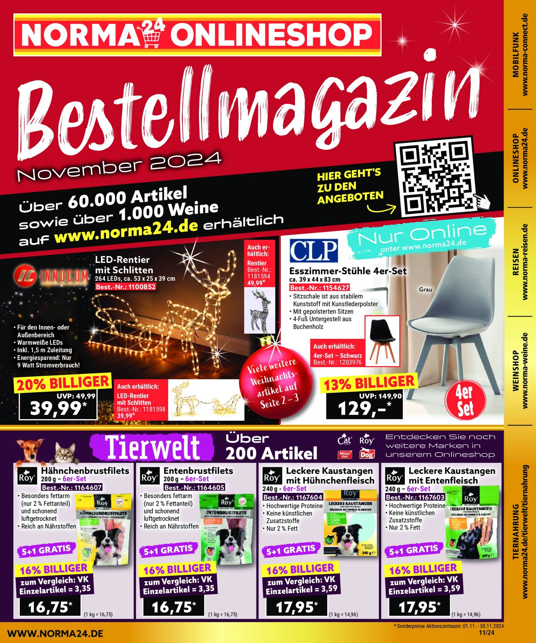 Norma - Bestellmagazin-Prospekt gültig von 01.11. bis 30.11.