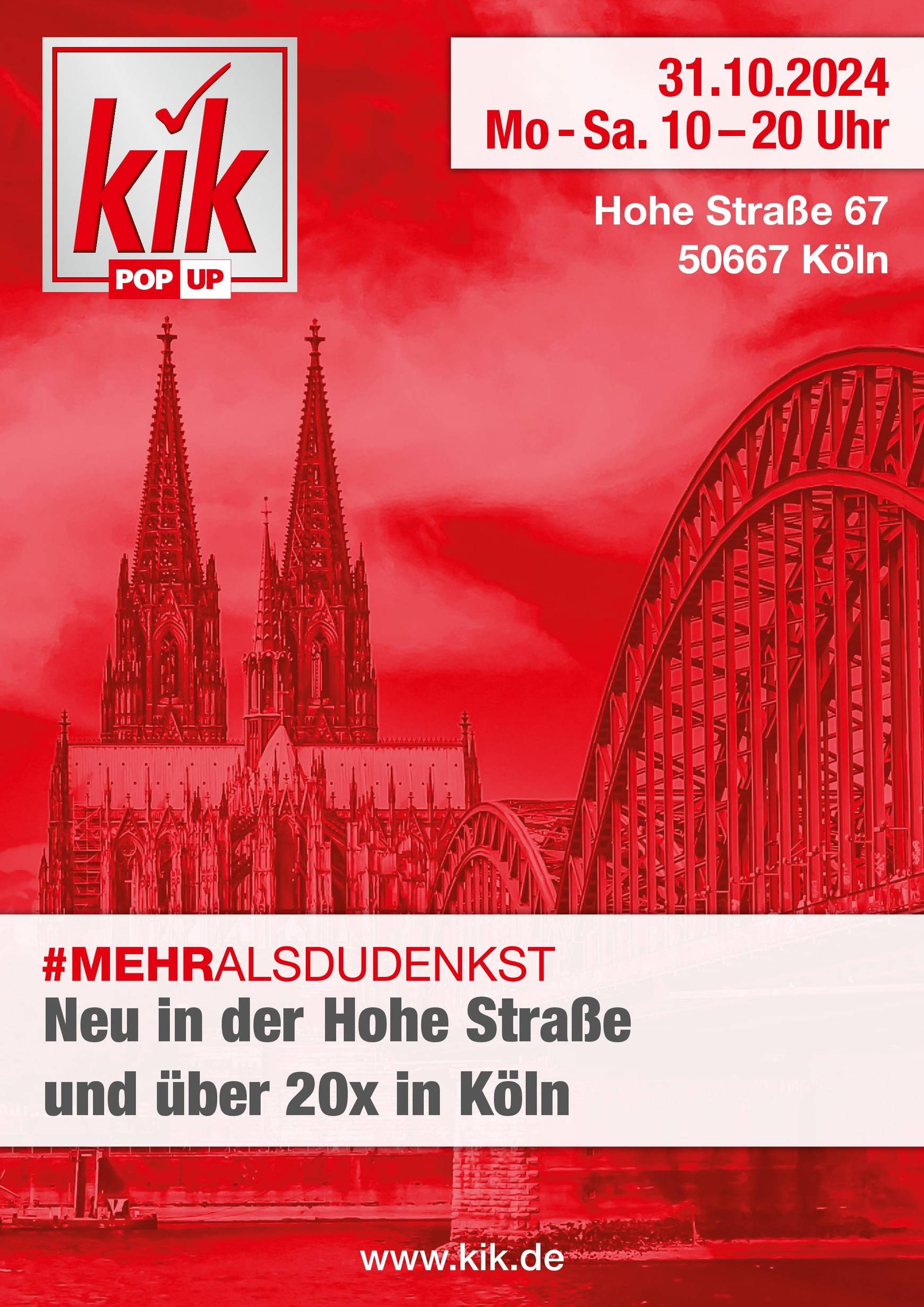 KiK - Köln-Prospekt gültig von 31.10. bis 31.10.