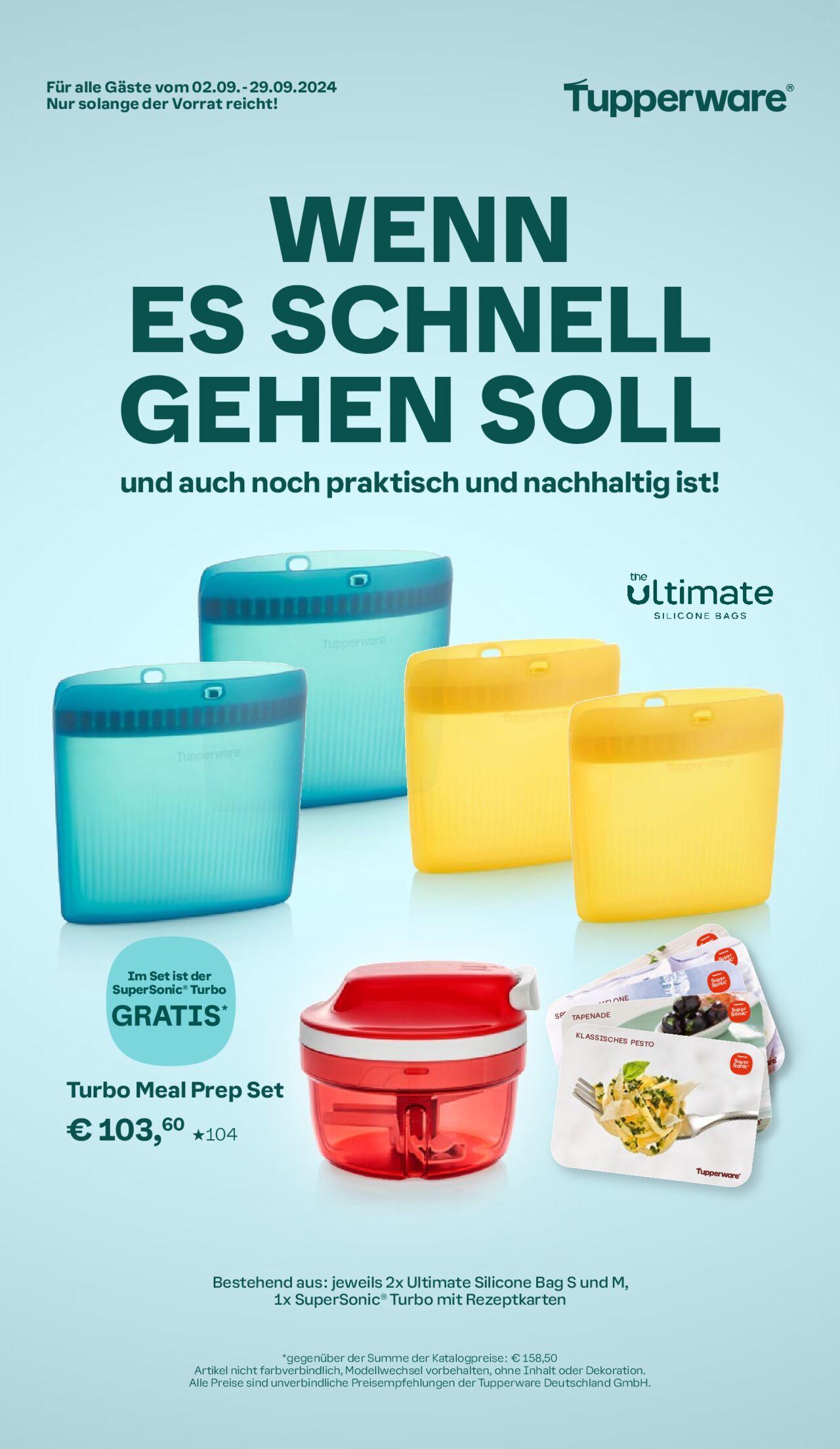 Tupperware Angebote Specials & Party Online September 2024 » Prospekt Online 02.09.2024 - 29.09.2024