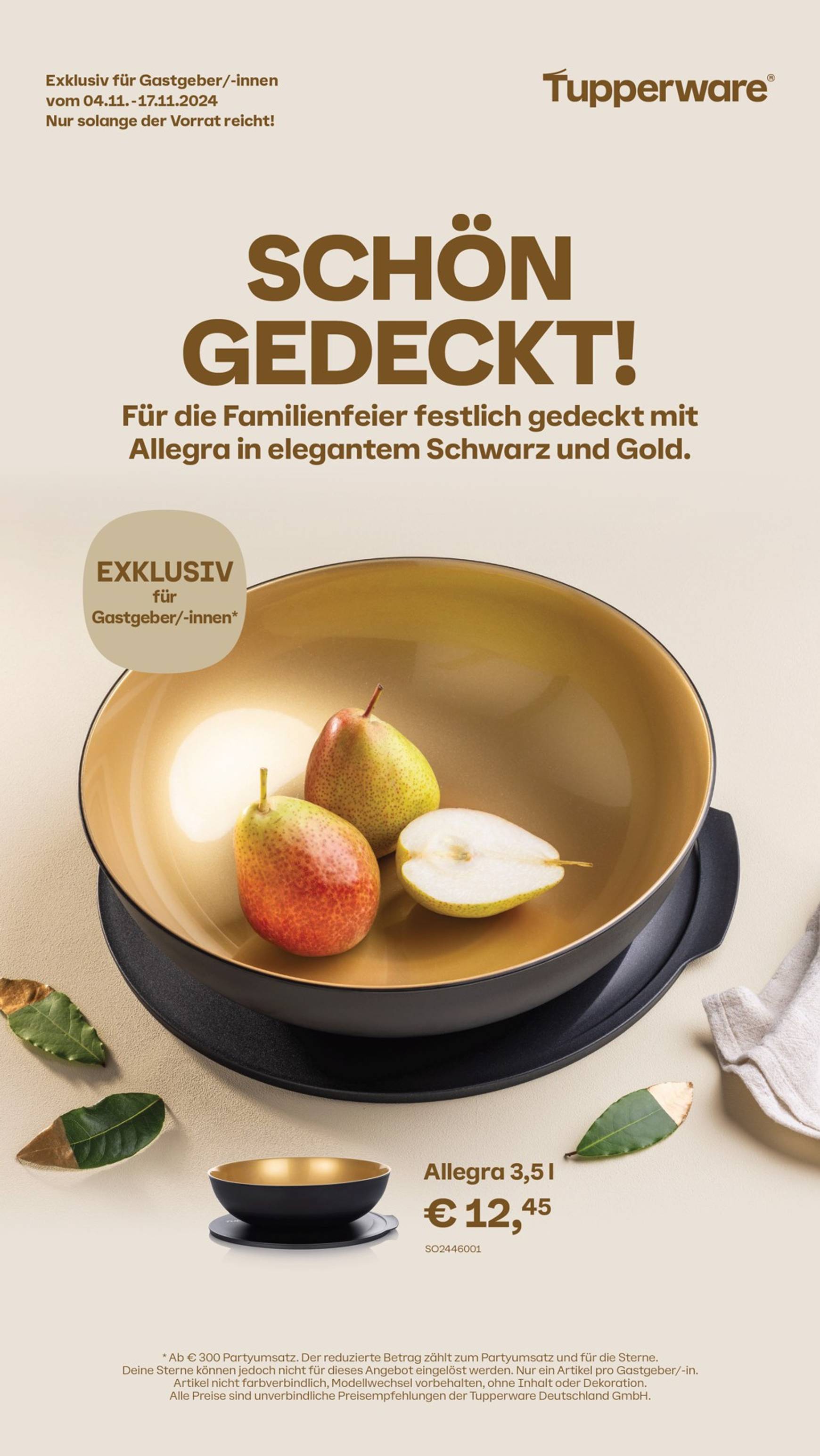 Tupperware-Prospekt gültig von 04.11. bis 17.11.