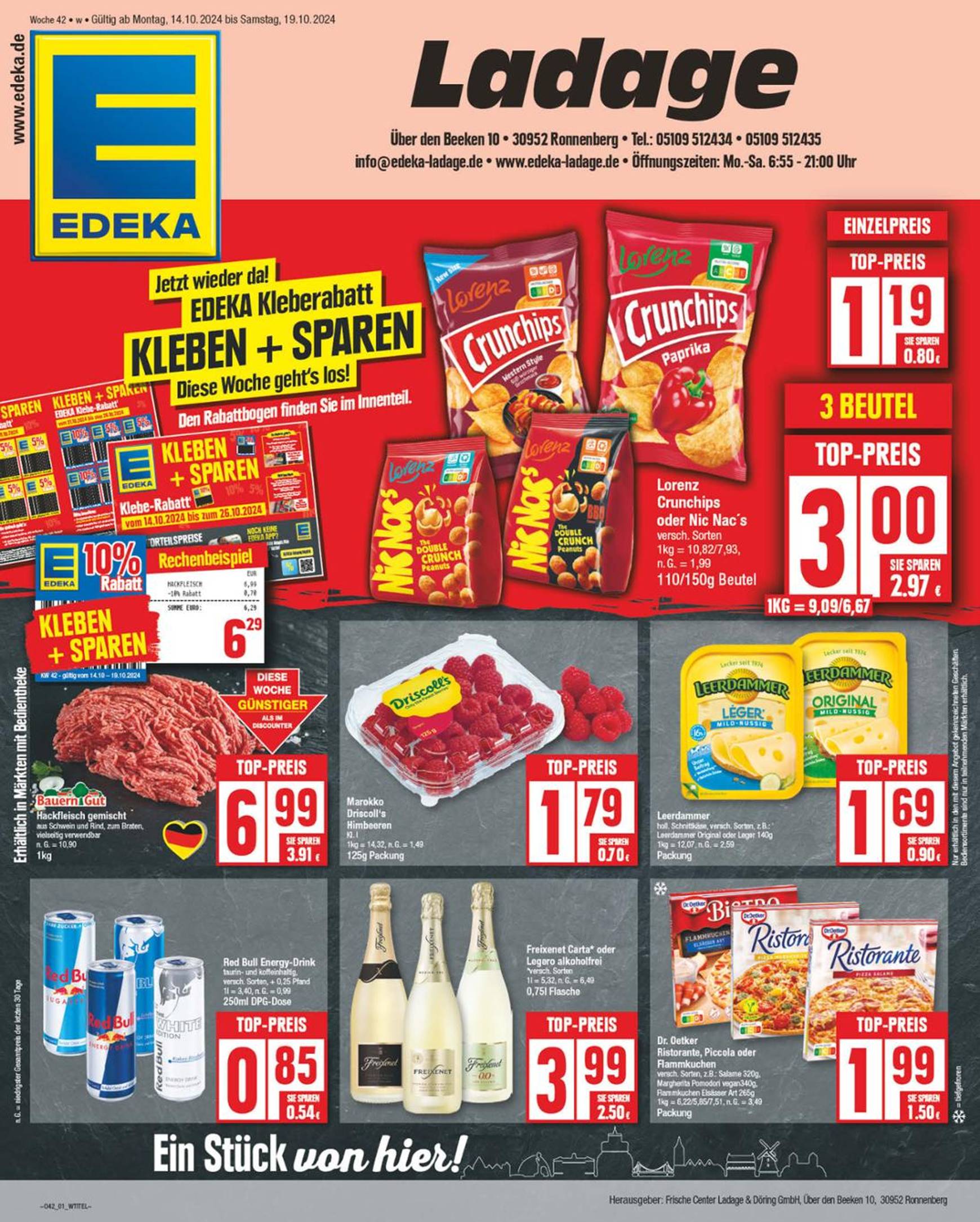 NP - Edeka - Ronnenberg-Prospekt gültig von 14.10. bis 19.10.