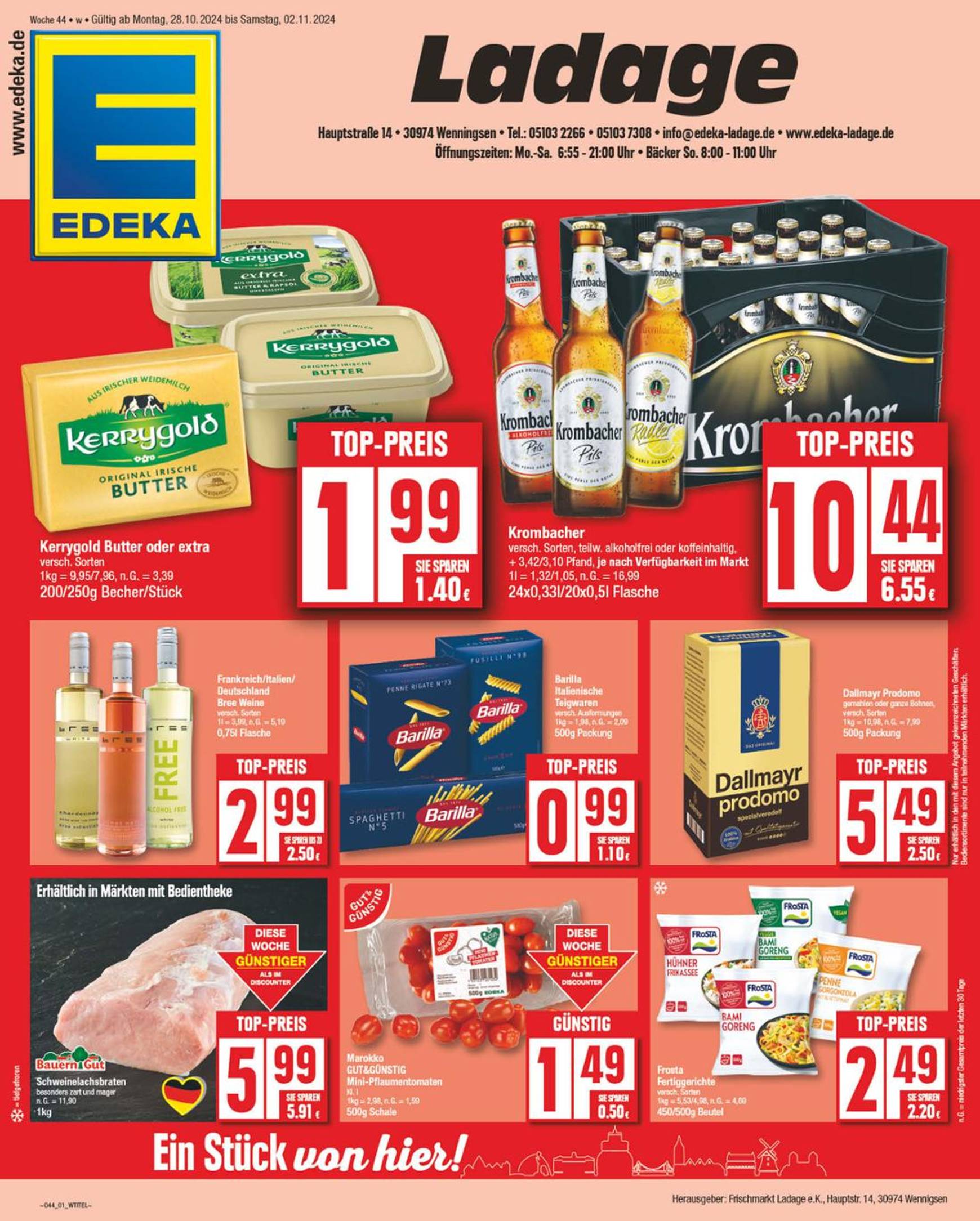 NP - Edeka - Wenningsen-Prospekt gültig von 28.10. bis 02.11.