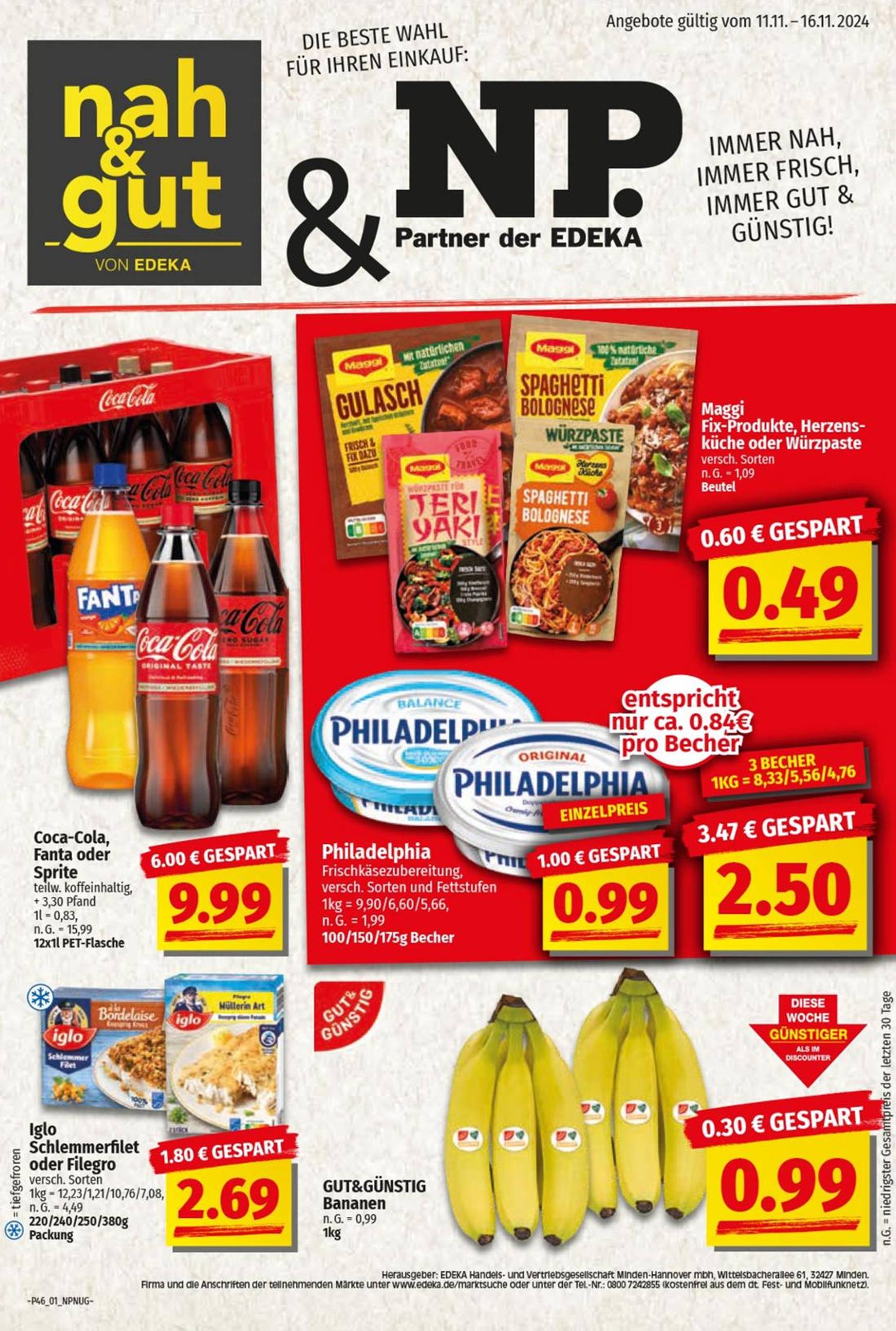 NP - Edeka-Prospekt gültig von 11.11. bis 16.11.