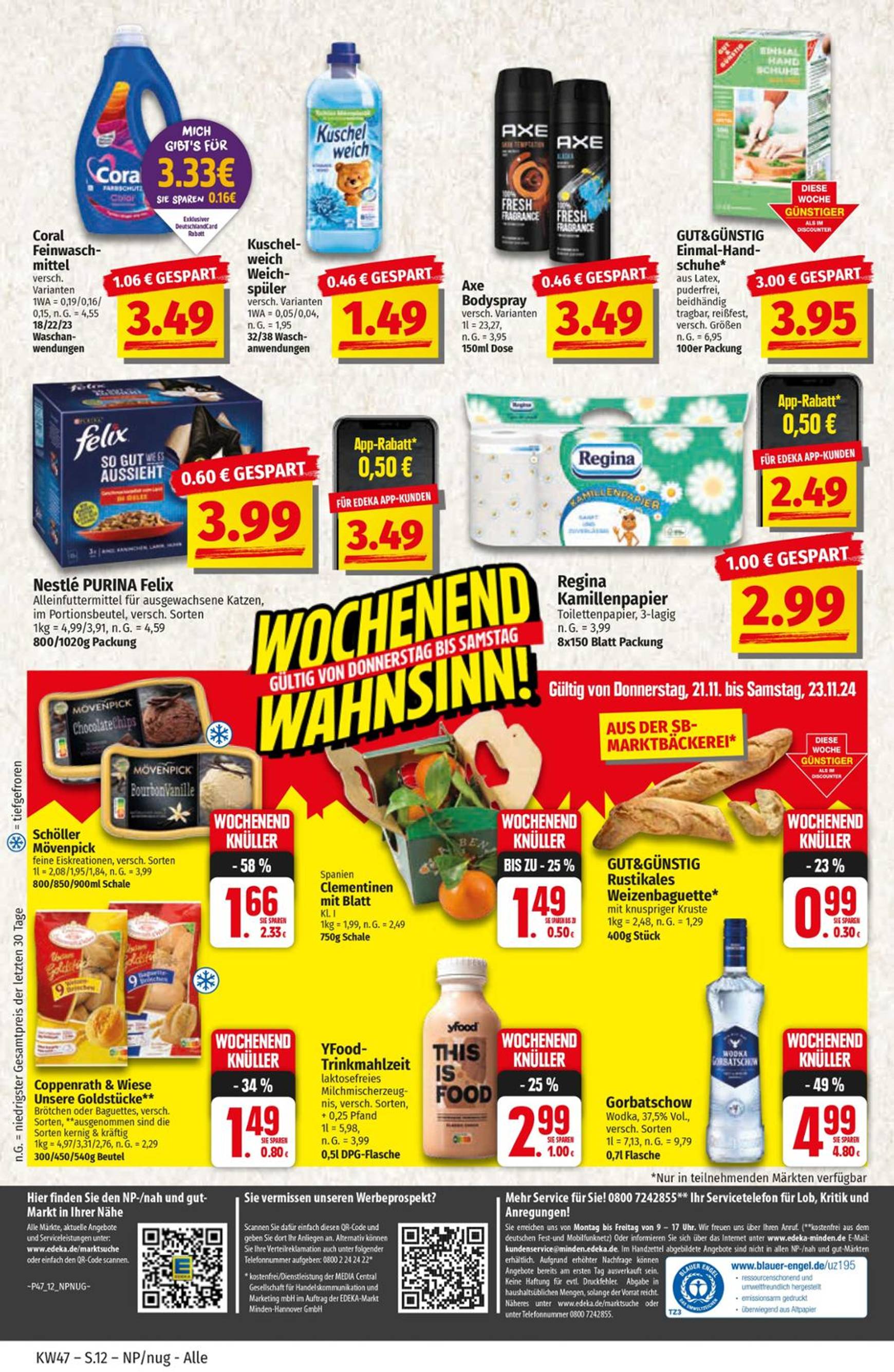 NP - Edeka-Prospekt gültig von 18.11. bis 23.11. 12