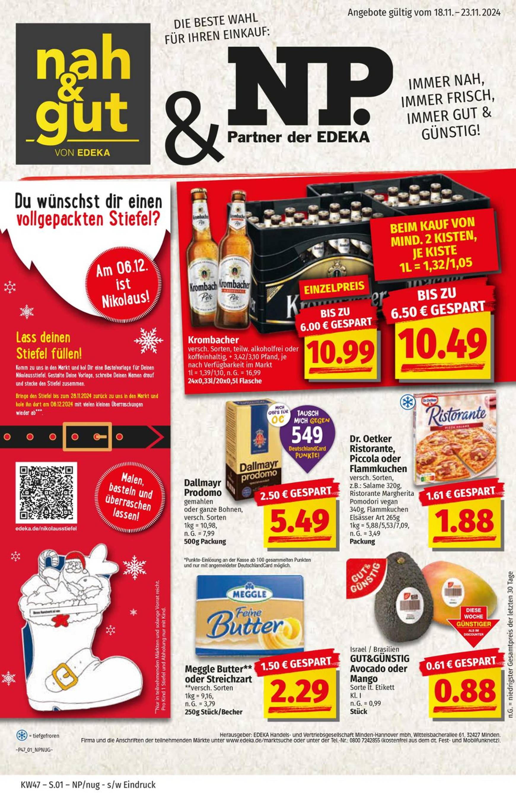 NP - Edeka-Prospekt gültig von 18.11. bis 23.11.