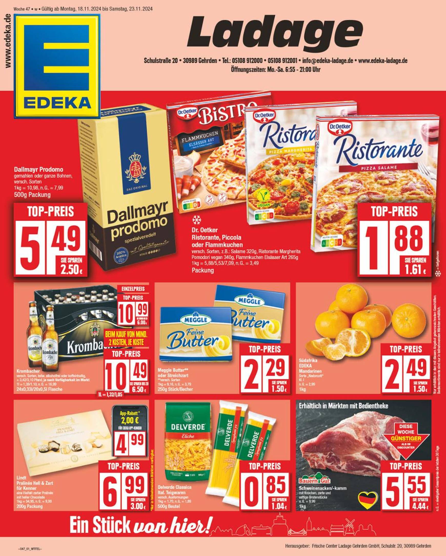 NP - Edeka - Gehrden-Prospekt gültig von 18.11. bis 23.11.