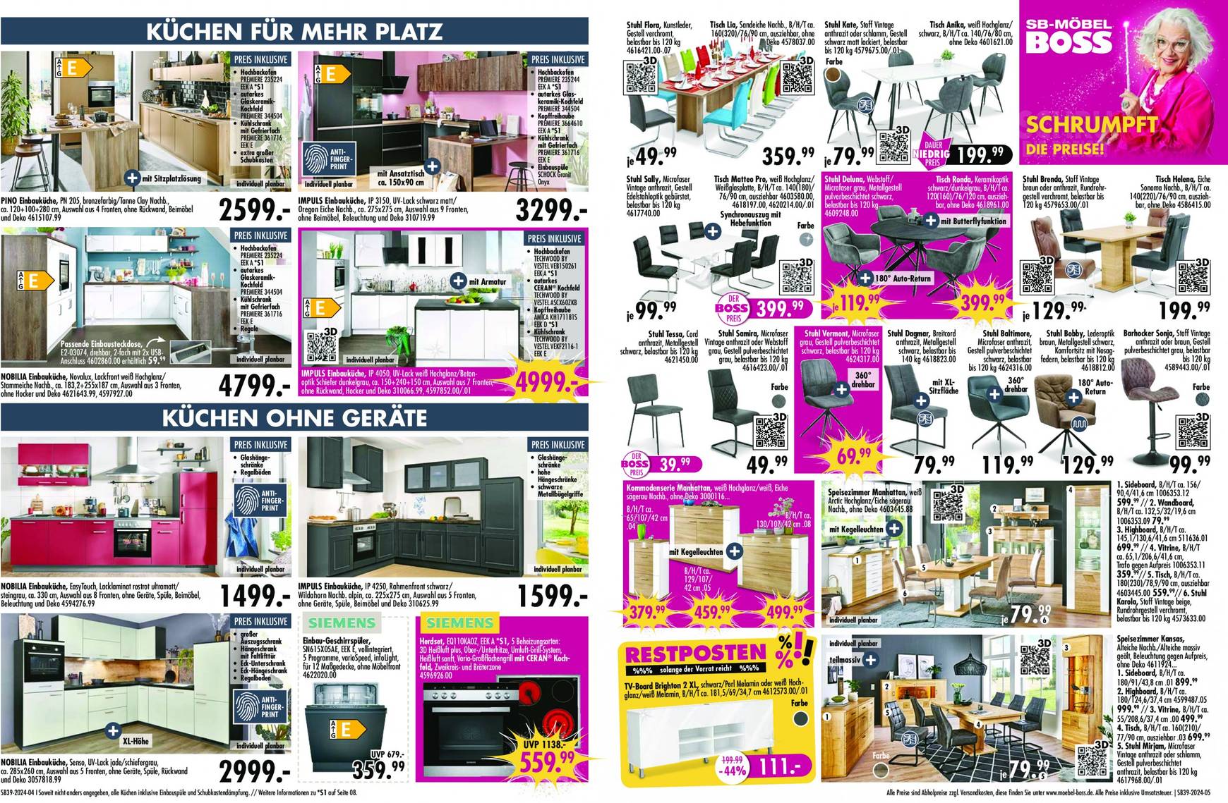 SB Möbel BOSS-Prospekt gültig ab 23.09. - 29.09. 3